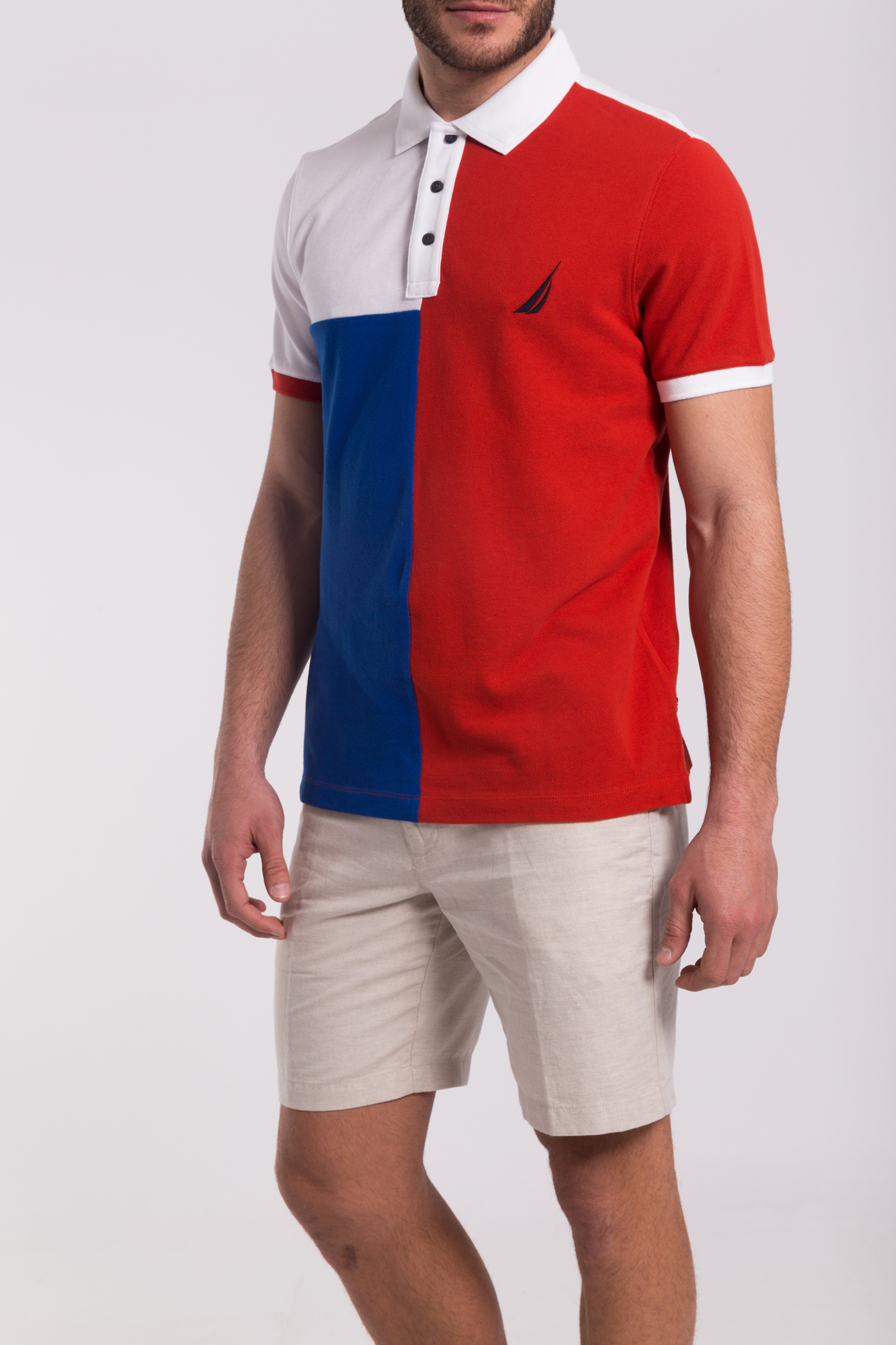 Ανδρική μπλούζα polo Nautica - K81917 Κόκκινο φωτογραφία