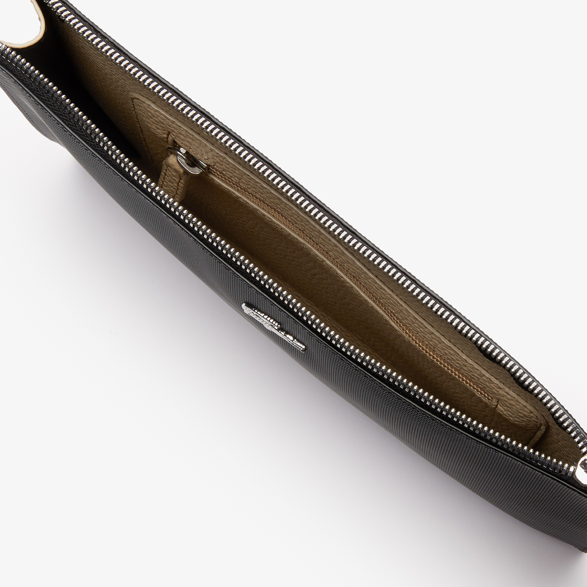 Lacoste γυναικείος φάκελος "Anna Coated Piqué" - NF2791AA Μαύρο φωτογραφία