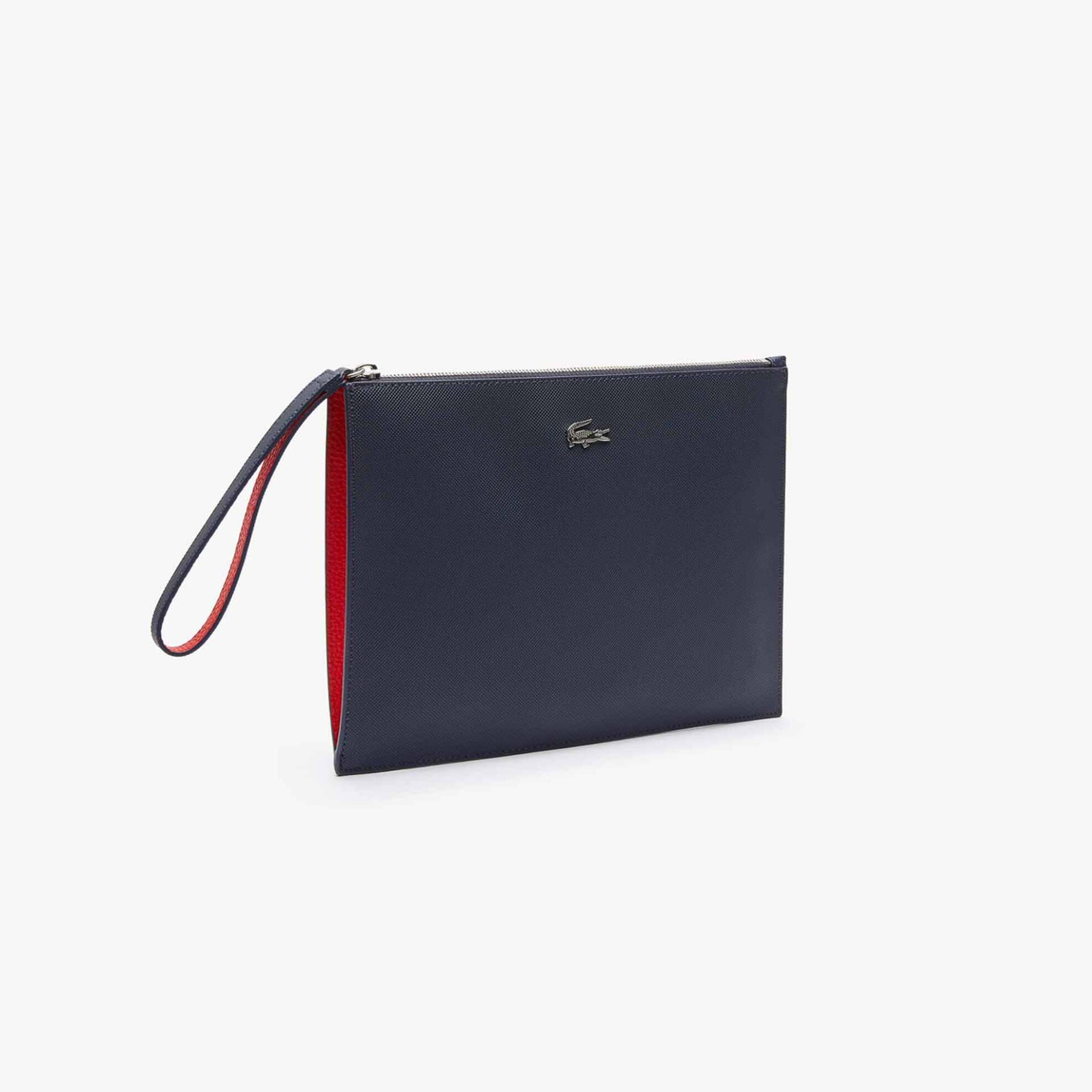 Lacoste γυναικείος φάκελος "Anna Coated Piqué" - NF2791AA Μπλε Σκούρο φωτογραφία