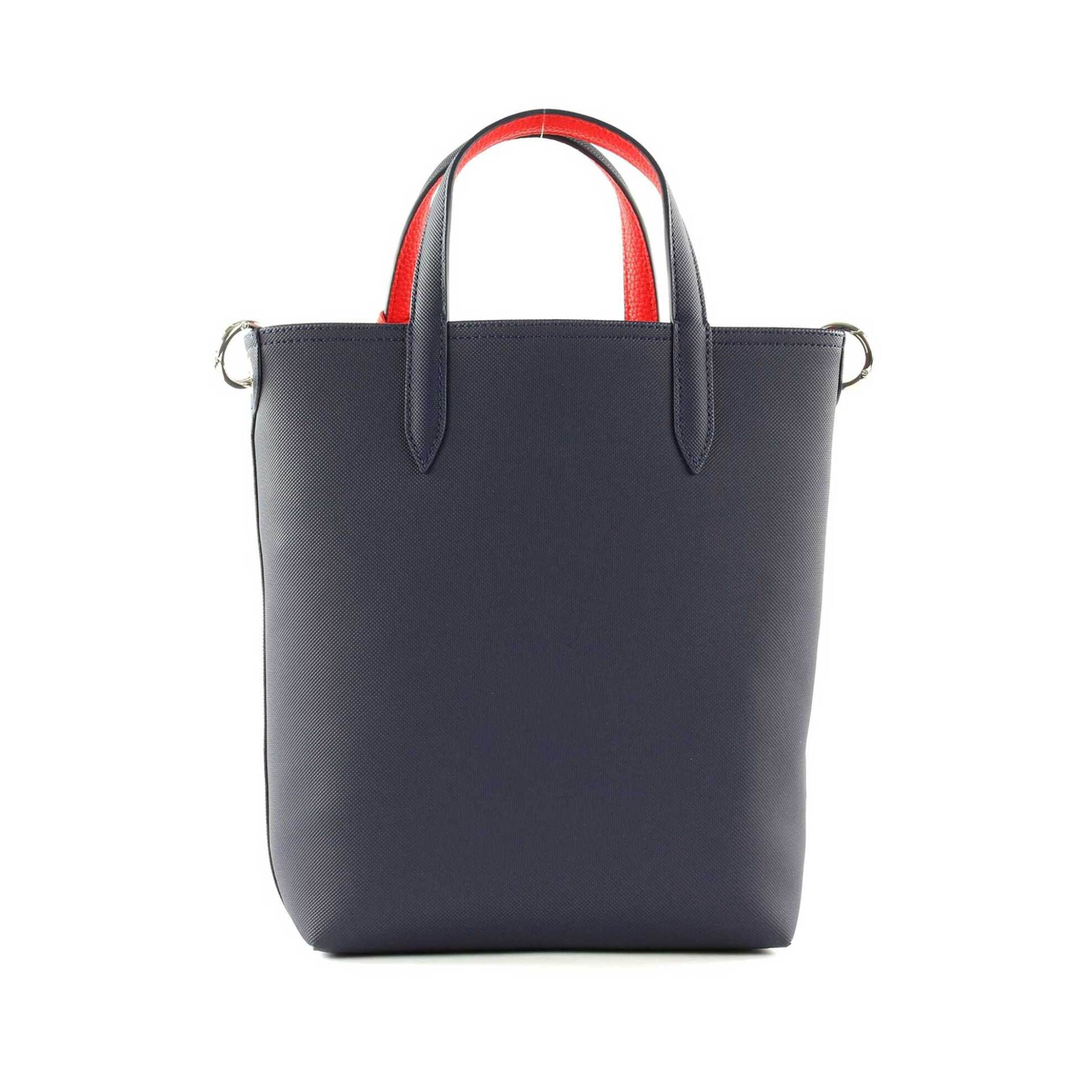 Lacoste Γυναικεία Crossbody Τσάντα Διπλής Όψης Anna Reversible Coated Canvas - Nf2991Aa Μπλε Σκούρο