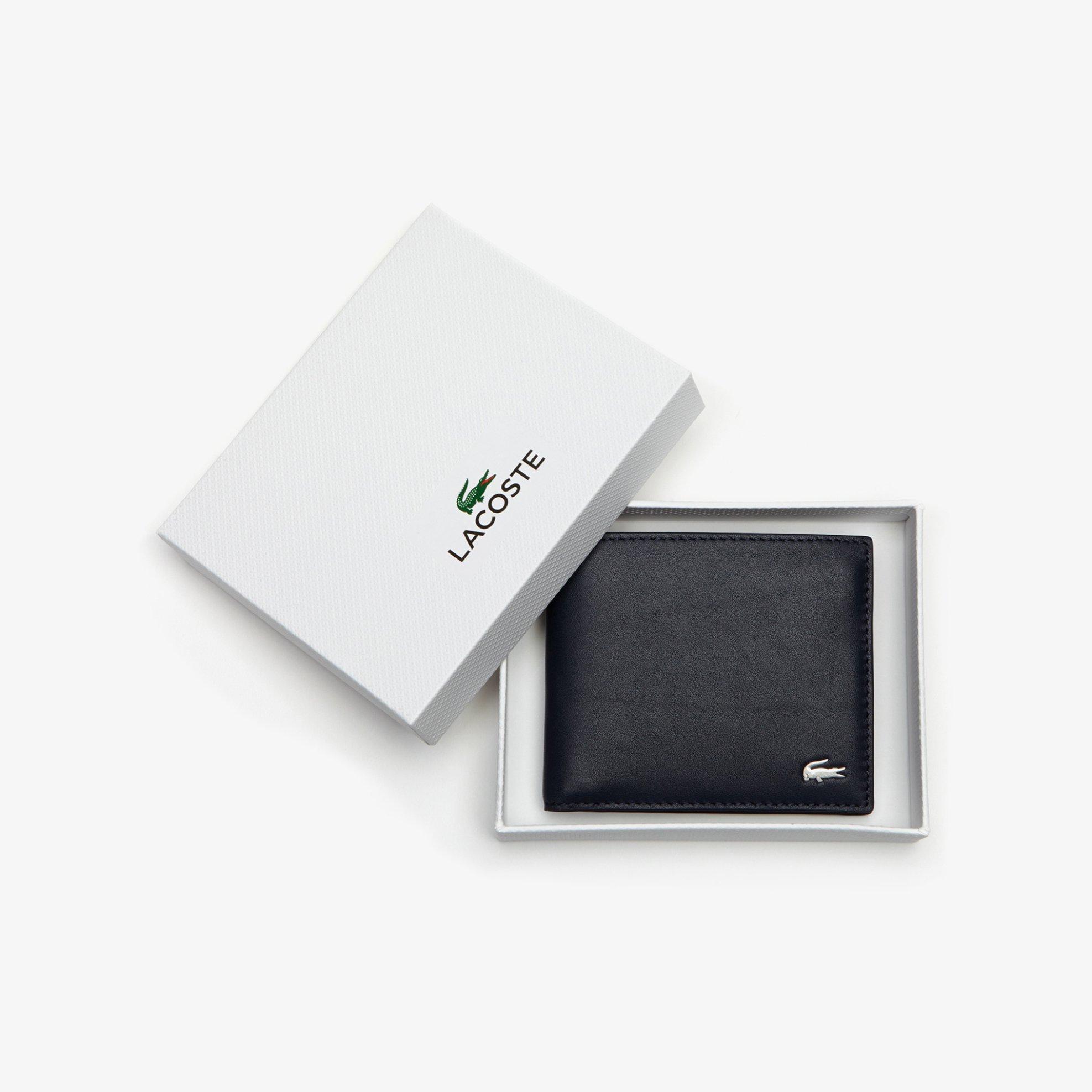 Lacoste Ανδρικό Πορτοφόλι Fg Billfold - Nh1112Fg Μπλε Σκούρο