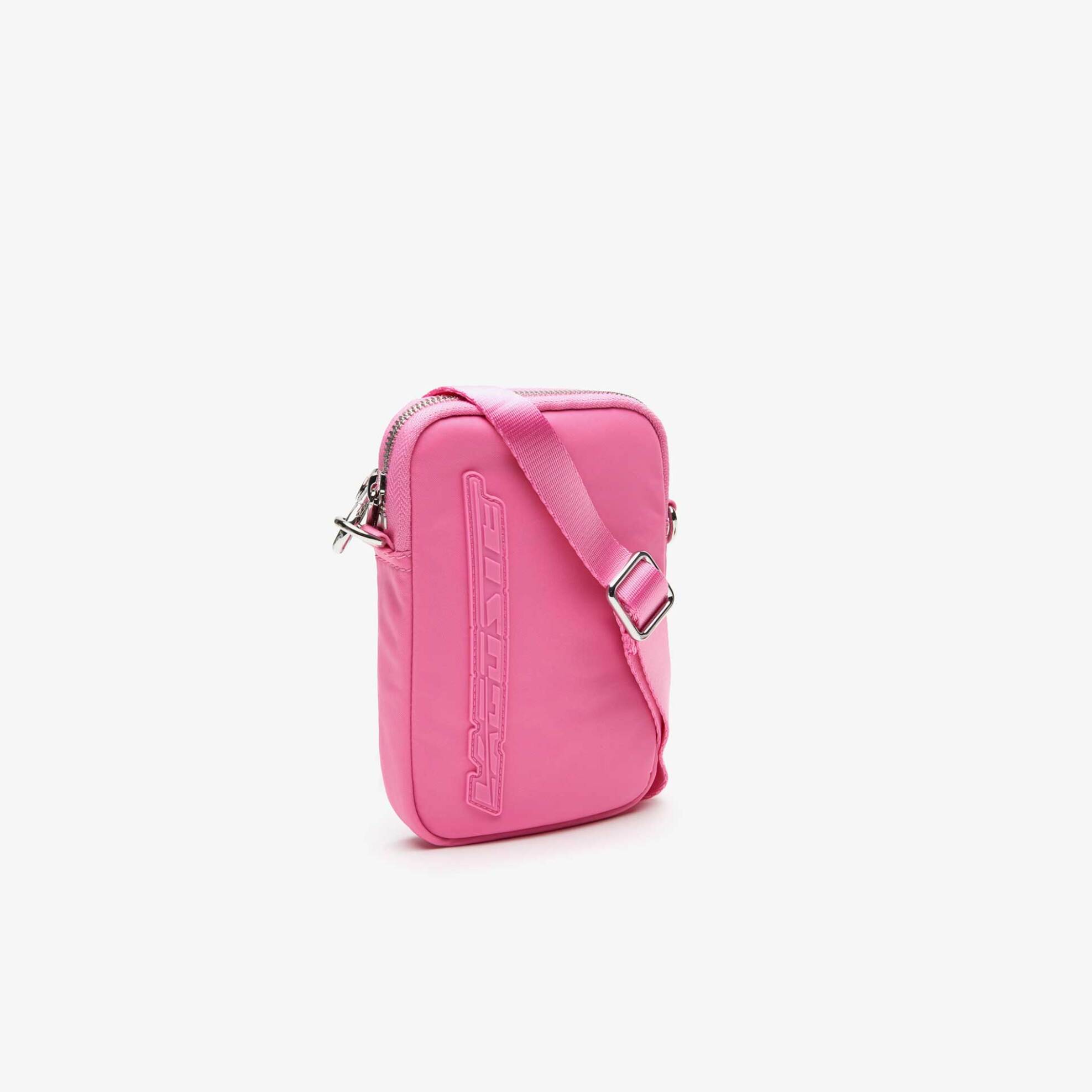 Lacoste unisex θήκη για smartphone με ανάγλυφο logo - NU4235SG Ροζ φωτογραφία