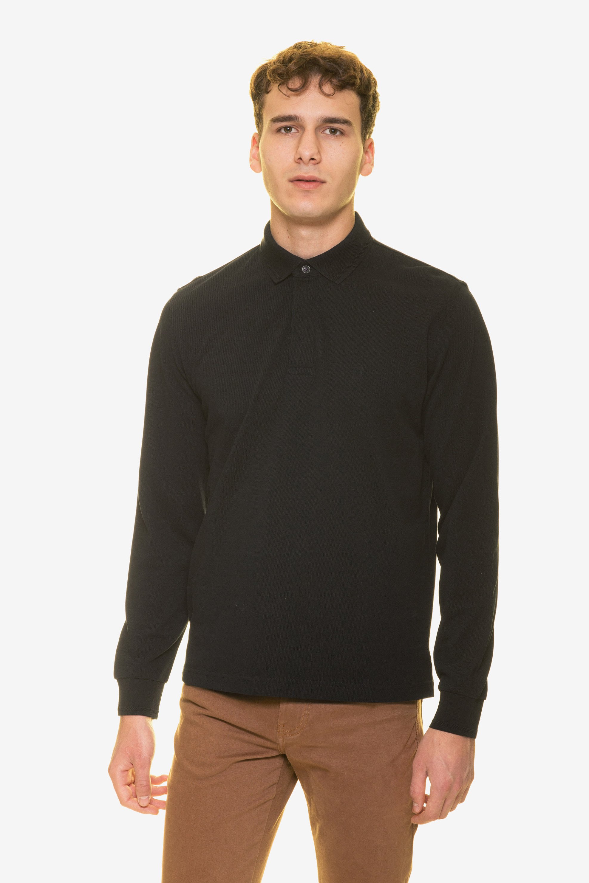 The Bostonians ανδρική πικέ μπλούζα πόλο - PL1130 Μαύρο