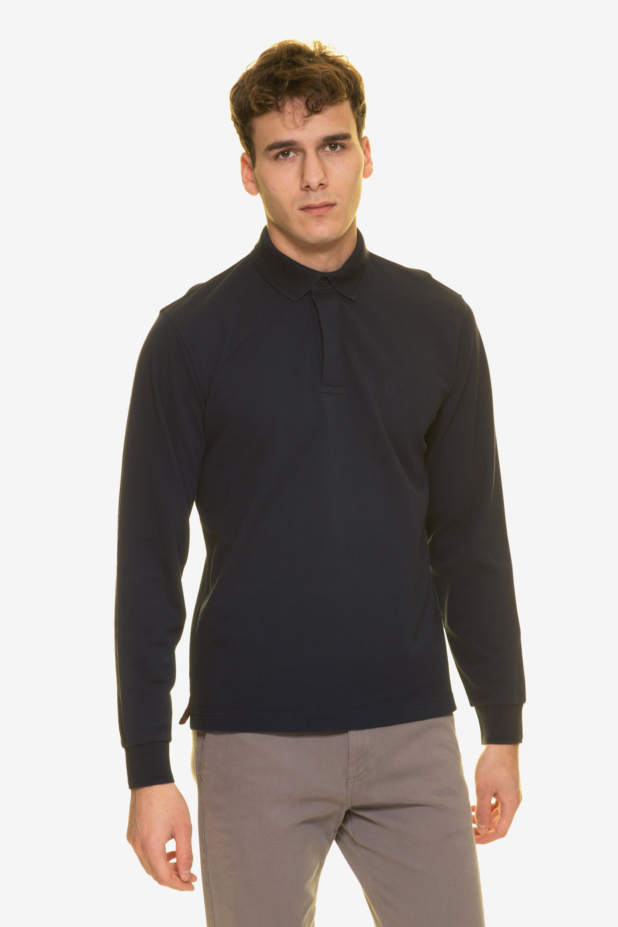 The Bostonians ανδρική πικέ μπλούζα πόλο - PL1130 Μπλε Σκούρο