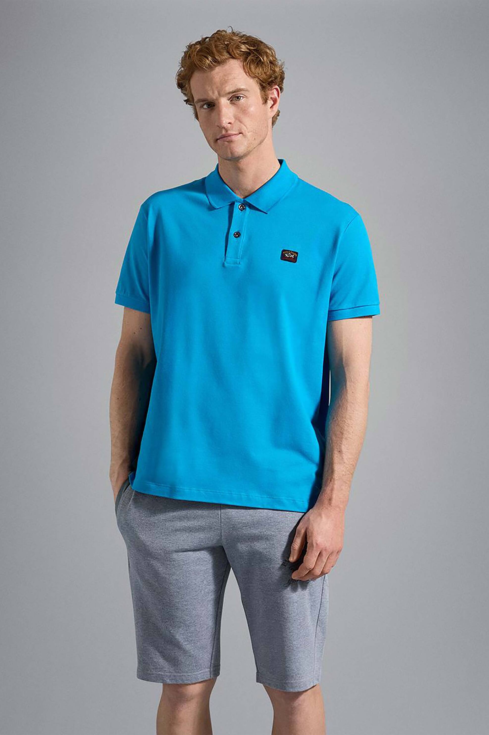 Ανδρική Μόδα > Ανδρικά Ρούχα > Ανδρικές Μπλούζες > Ανδρικές Μπλούζες Πολο Paul&Shark ανδρική πόλο μπλούζα με logo patch Relaxed Fit - C0P1070 Γαλάζιο