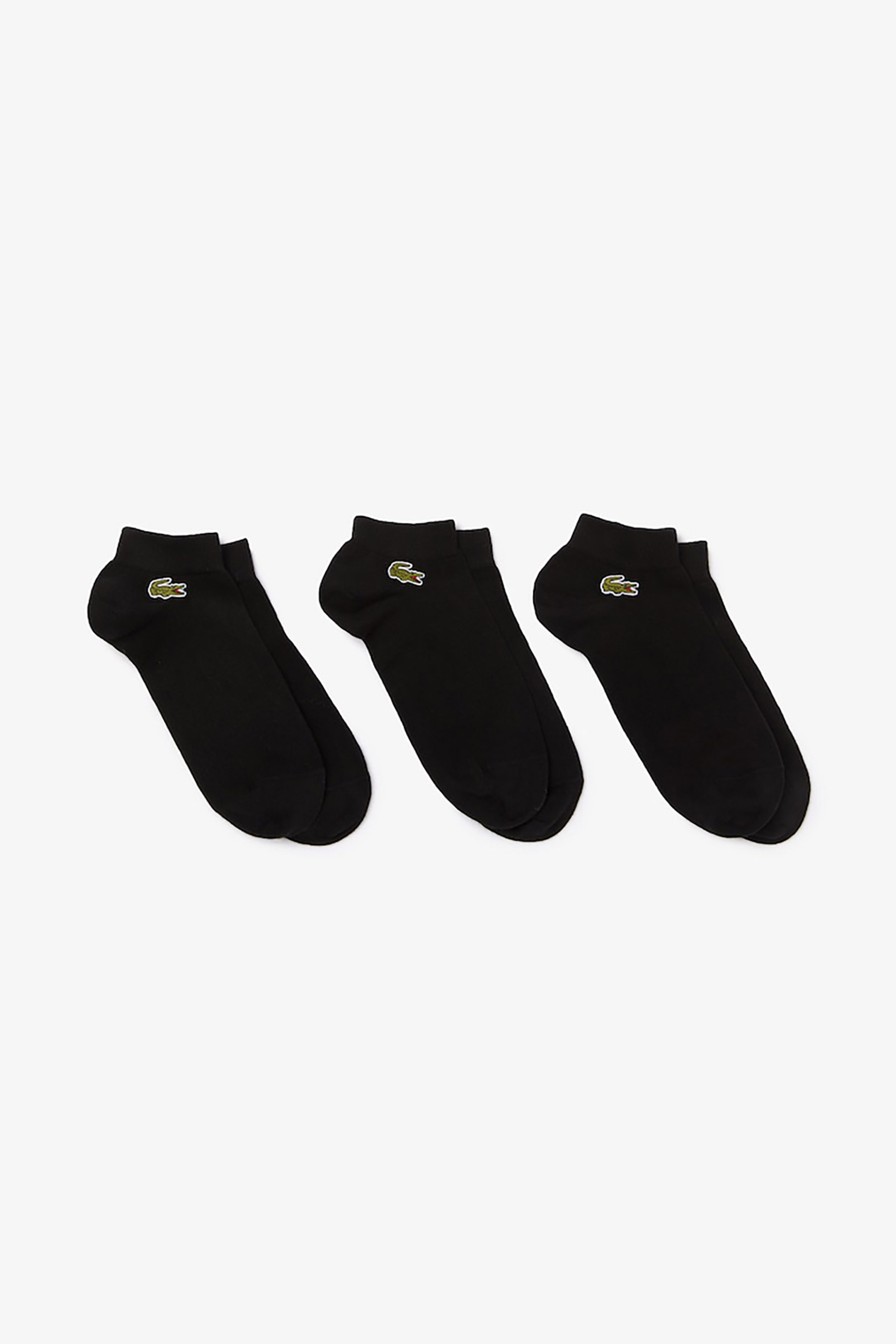 Ανδρική Μόδα > Ανδρικά Ρούχα > Ανδρικές Κάλτσες > Ανδρικές Κάλτσες Κοντές Lacoste unisex σετ κάλτσες με κεντημένο λογότυπο "Sport Low-Cut" (3 τεμάχια) - RA4183 Μαύρο