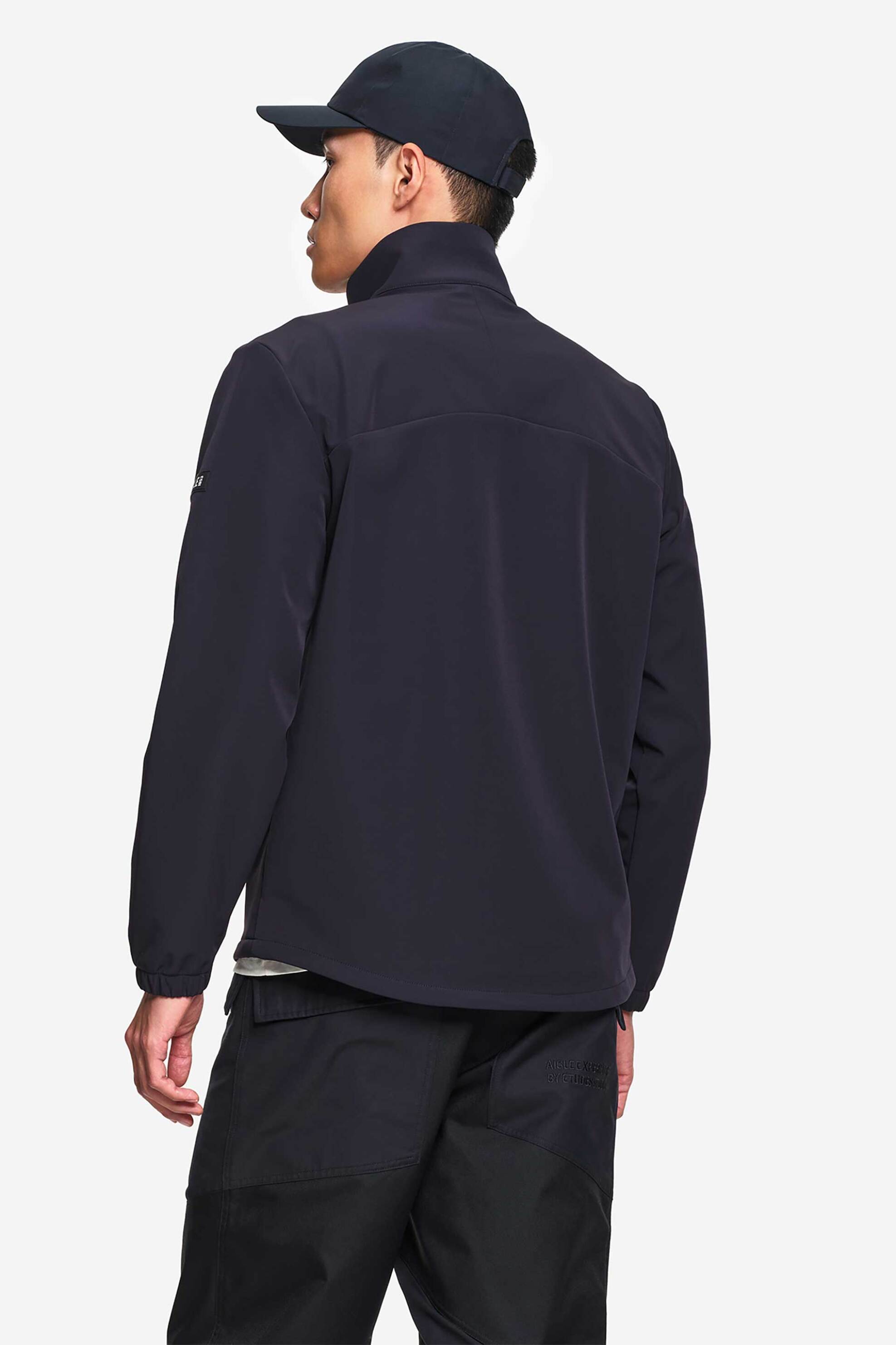 Aigle Ανδρικό Αντιανεμικό Jacket Softshell - Aiw26Mfle005 Μαύρο