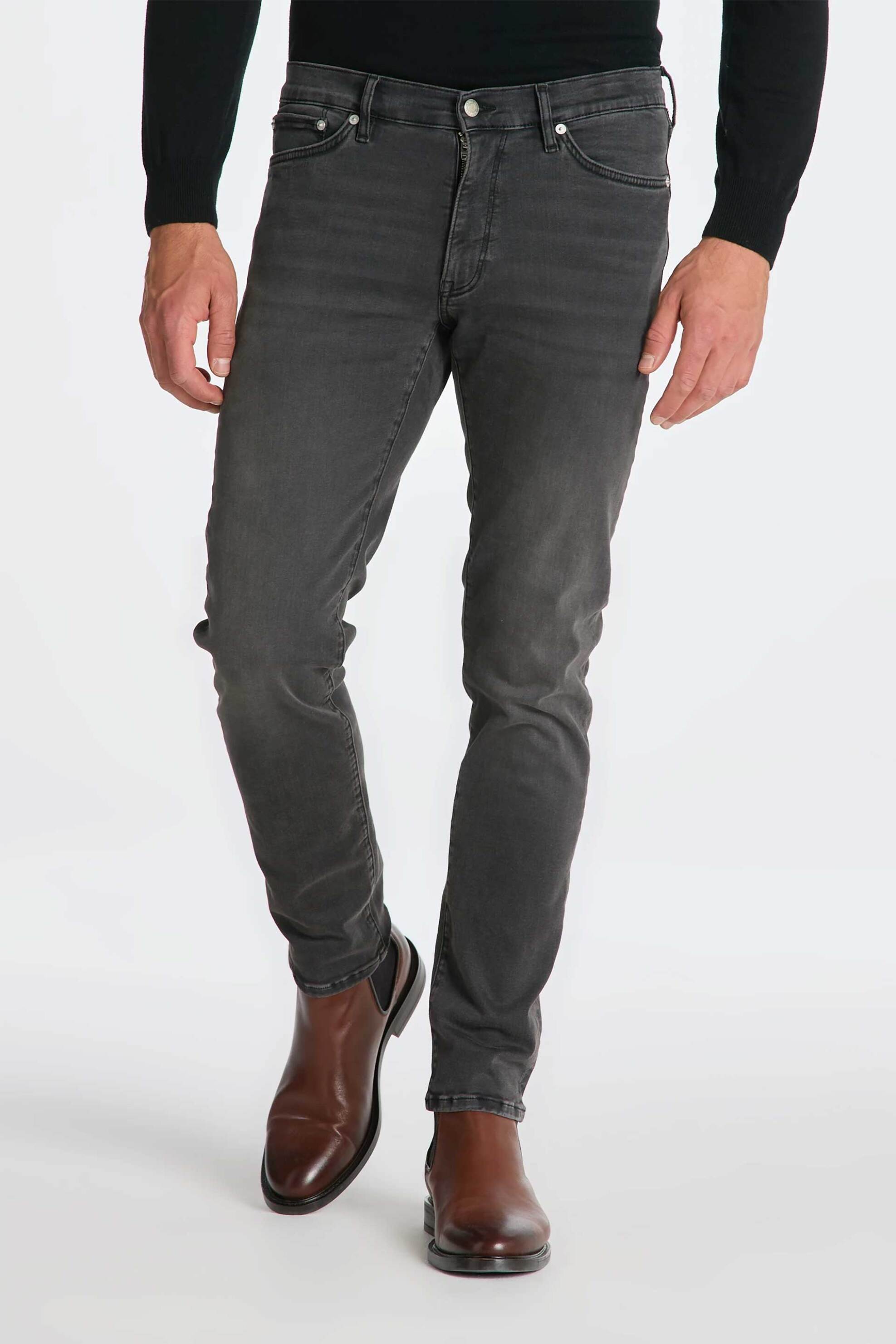 Gant ανδρικό τζιν παντελόνι πεντάτσεπο Extra Slim (34L) - 1000280 Μαύρο φωτογραφία