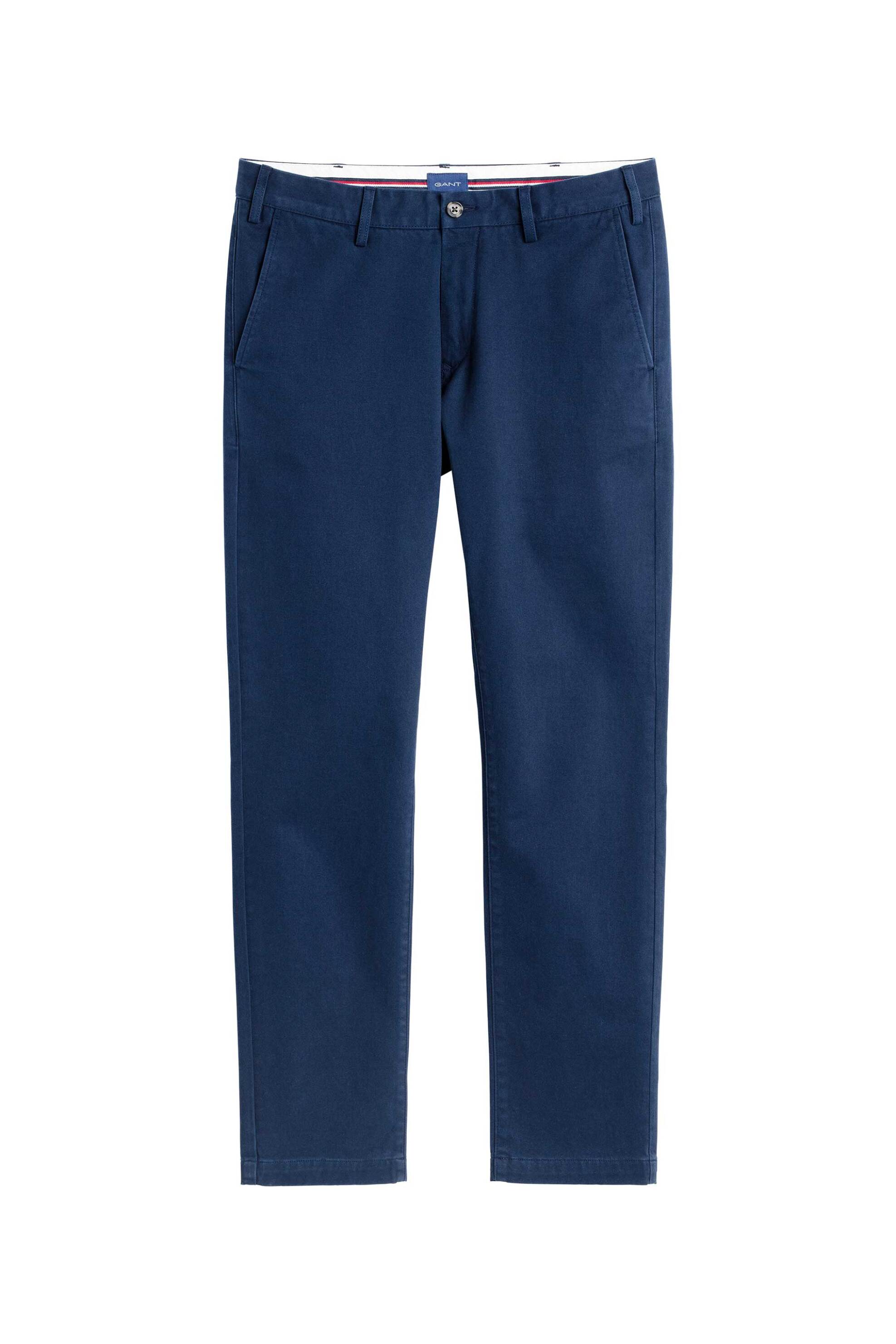 Gant ανδρικό chino παντελόνι Slim Fit (36L) - 1503956 Μπλε Σκούρο φωτογραφία
