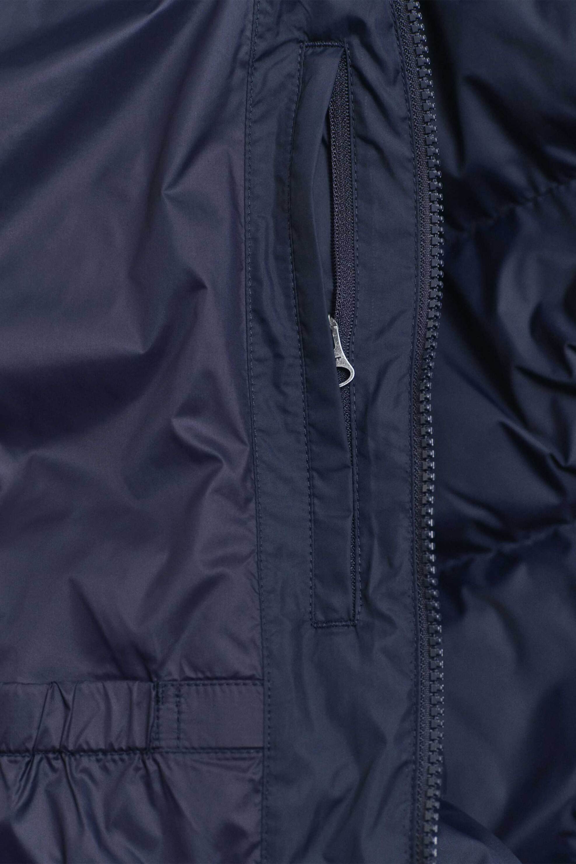 Gant ανδρικό αδιάβροχο μπουφάν με καπιτονέ σχέδιο, αποσπώμενη κουκούλα και λογότυπο Regular Fit - 7006534 Μπλε Σκούρο φωτογραφία