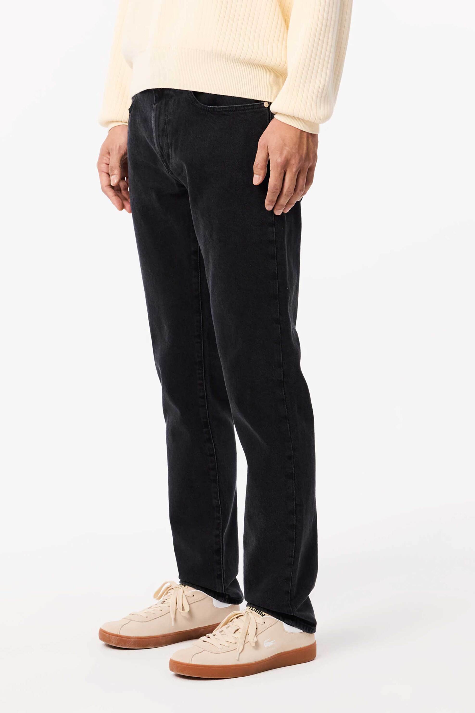 Lacoste ανδρικό τζιν παντελόνι πεντάτσεπο Slim Fit (34L) - HH5019-00 Μαύρο φωτογραφία