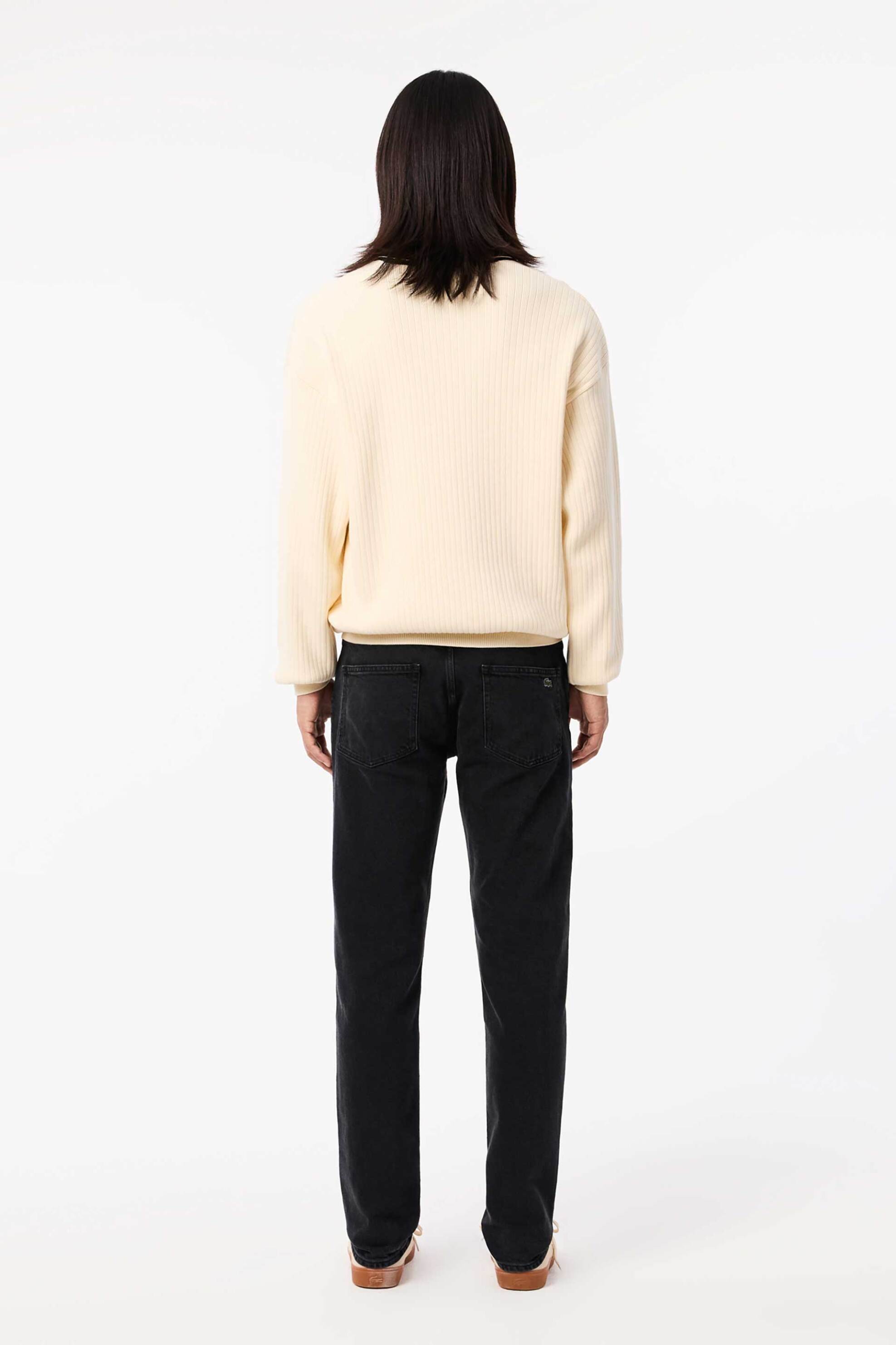 Lacoste ανδρικό τζιν παντελόνι πεντάτσεπο Slim Fit (34L) - HH5019-00 Μαύρο φωτογραφία