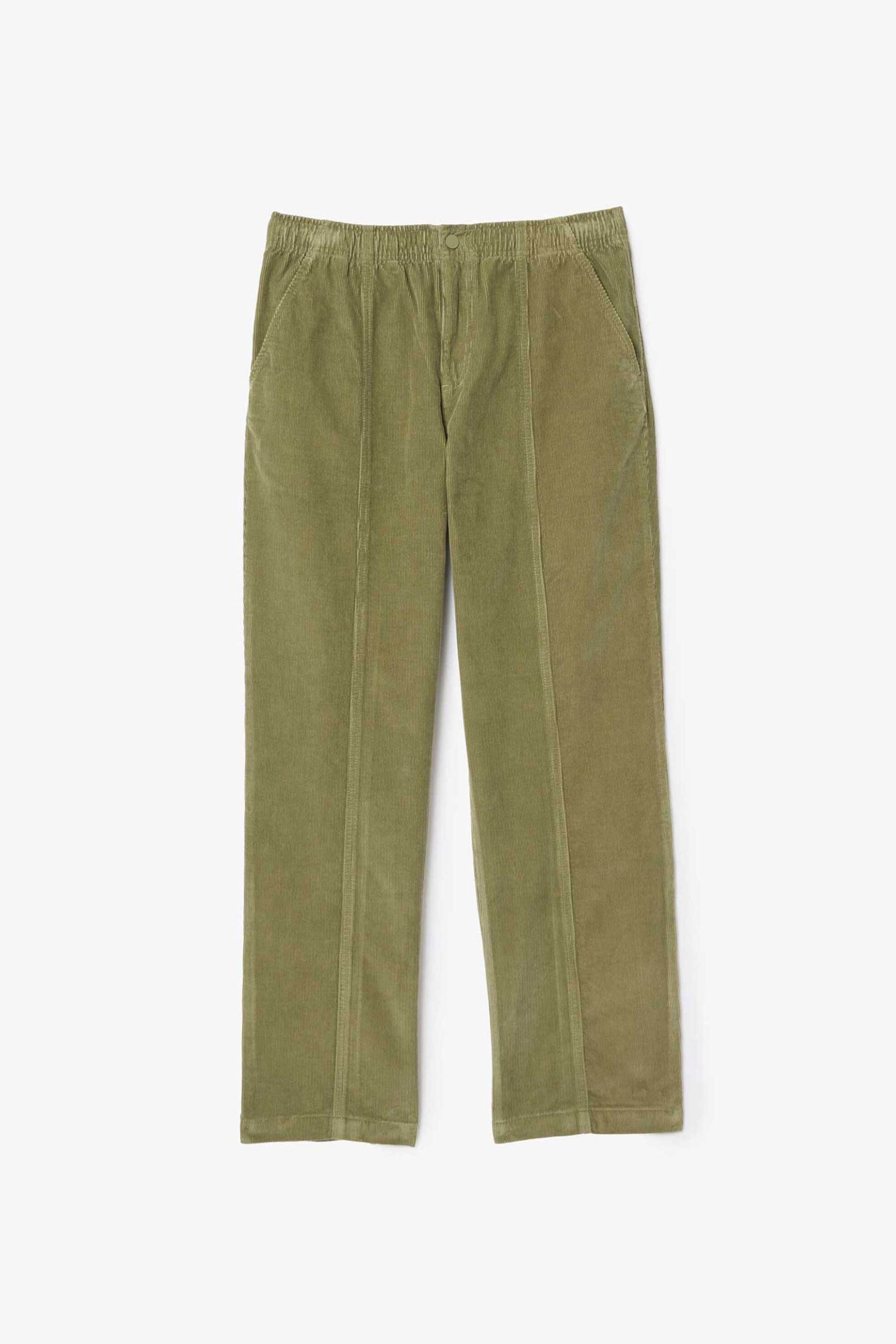 Lacoste ανδρικό κοτλέ παντελόνι με βελούδινη υφή Relaxed Fit - HH5963-00 Λαδί φωτογραφία