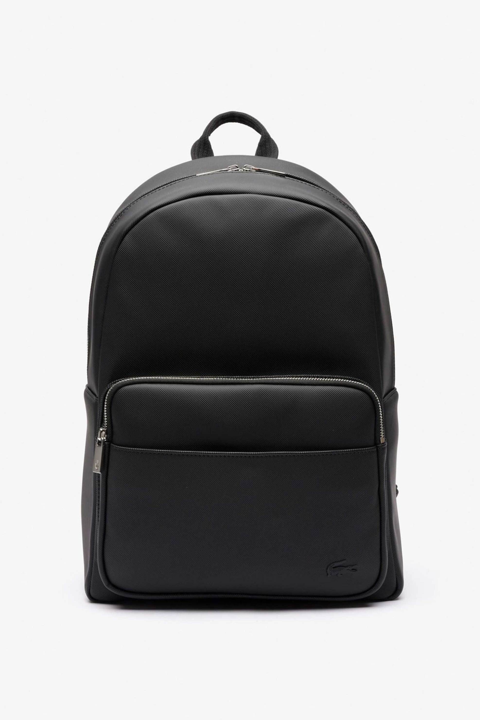 LACOSTE Lacoste ανδρικό backpack με κεντημένο λογότυπο "Classic Laptop Pocket" - NH4430HC Μαύρο