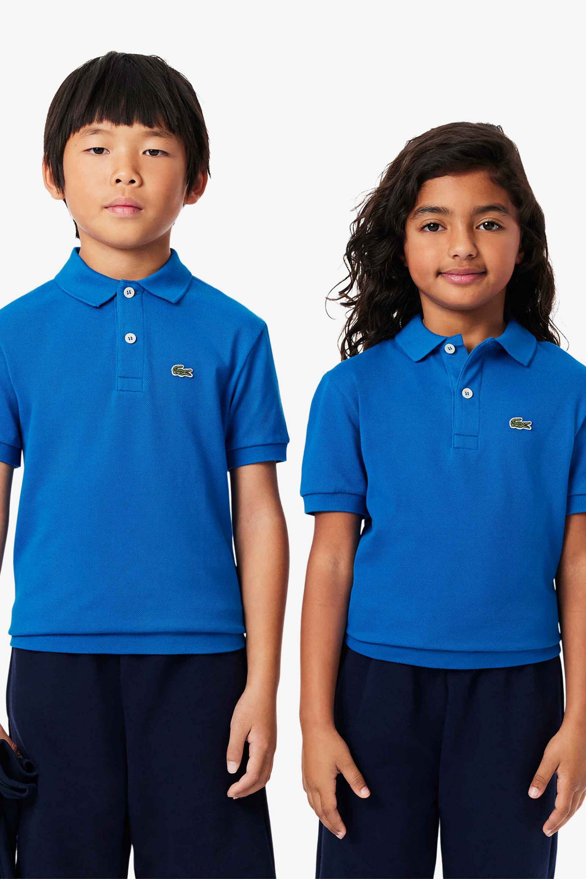LACOSTE Lacoste παιδική μπλούζα πόλο πικέ με κεντημένο λογότυπο Regular Fit - PJ2909 Μπλε Ηλεκτρίκ