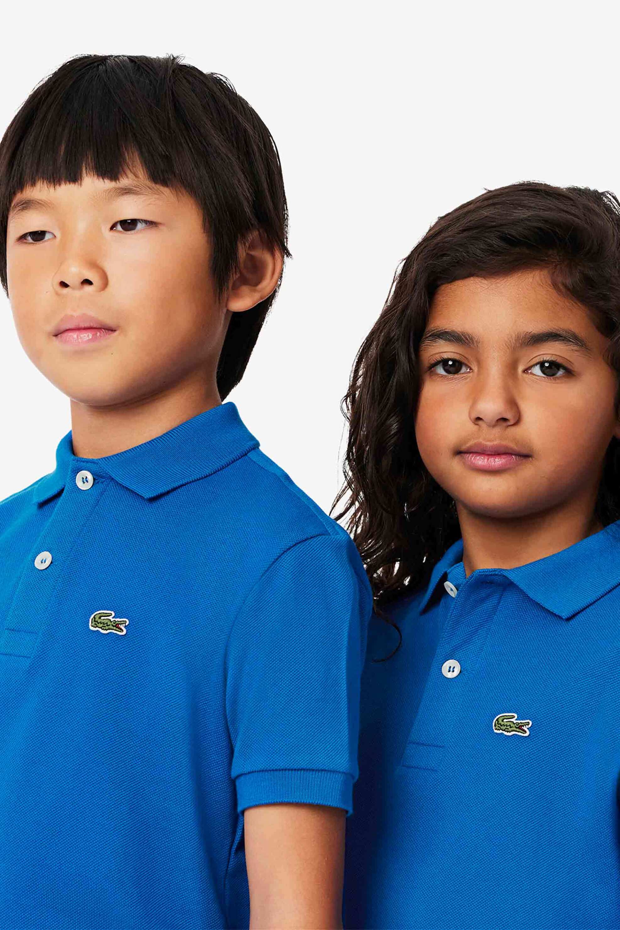 Lacoste παιδική μπλούζα πόλο πικέ με κεντημένο λογότυπο Regular Fit - PJ2909 Μπλε Ηλεκτρίκ φωτογραφία