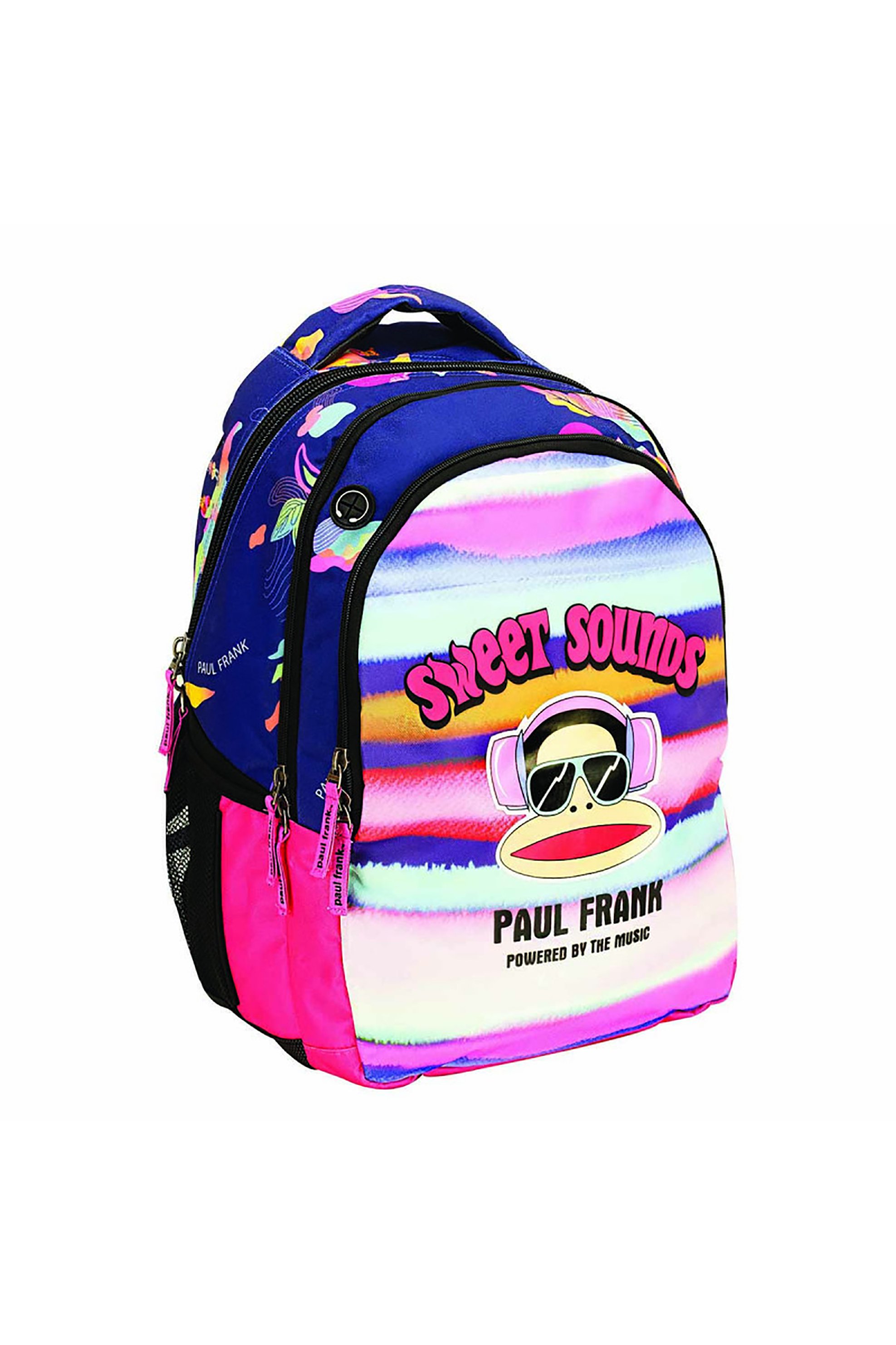 ALOUETTE Alouette παιδικό σακίδιο πλάτης με all-over graphic print "Paul Frank" - 00024315 Μοβ