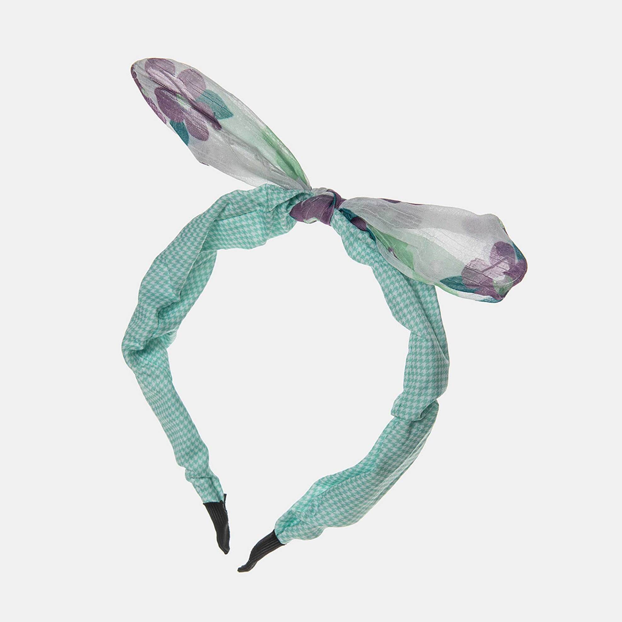 Alouette σετ παιδικές στέκες μαλλιών ντυμένες με ύφασμα, διακοσμημένες με τούλι και λουλούδια (3 τεμάχια) - 00021820 Βεραμάν φωτογραφία