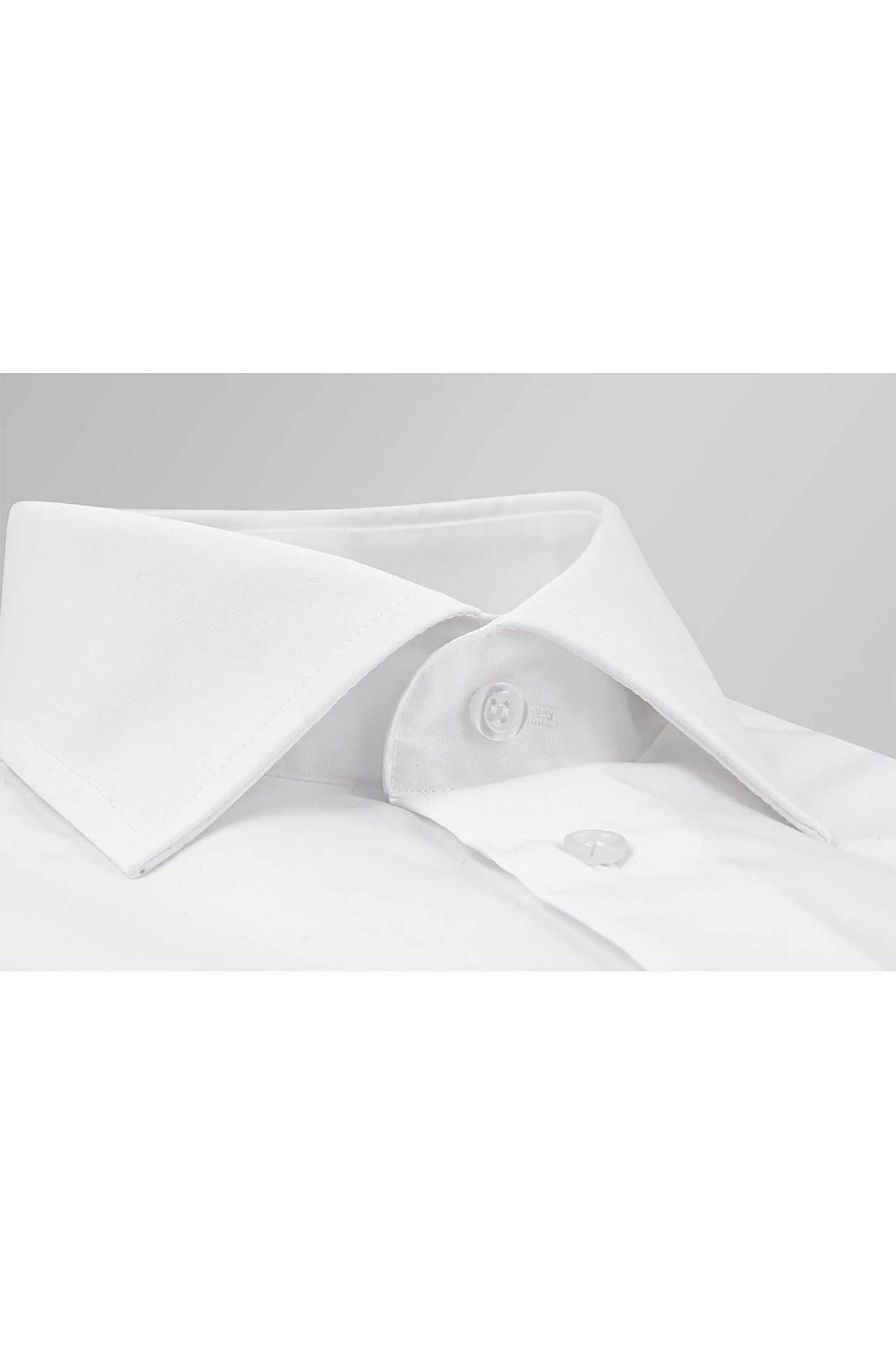 Oxford Company ανδρικό πουκάμισο club μονόχρωμο Regular Fit "Classic" - M111NRJ20.01 Λευκό φωτογραφία