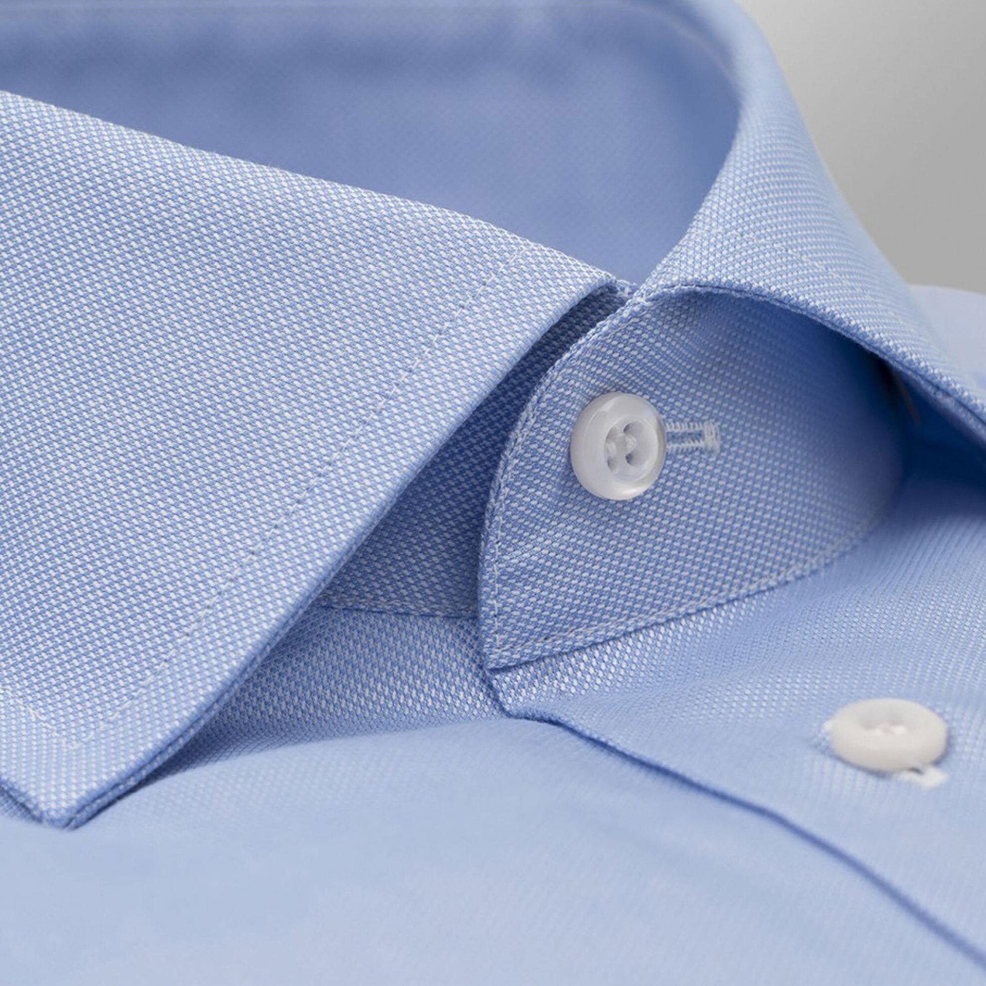 Oxford Company ανδρικό πουκάμισο club μονόχρωμο Regular Fit "Classic" - Z217NRM20.02 Μπλε Ανοιχτό φωτογραφία