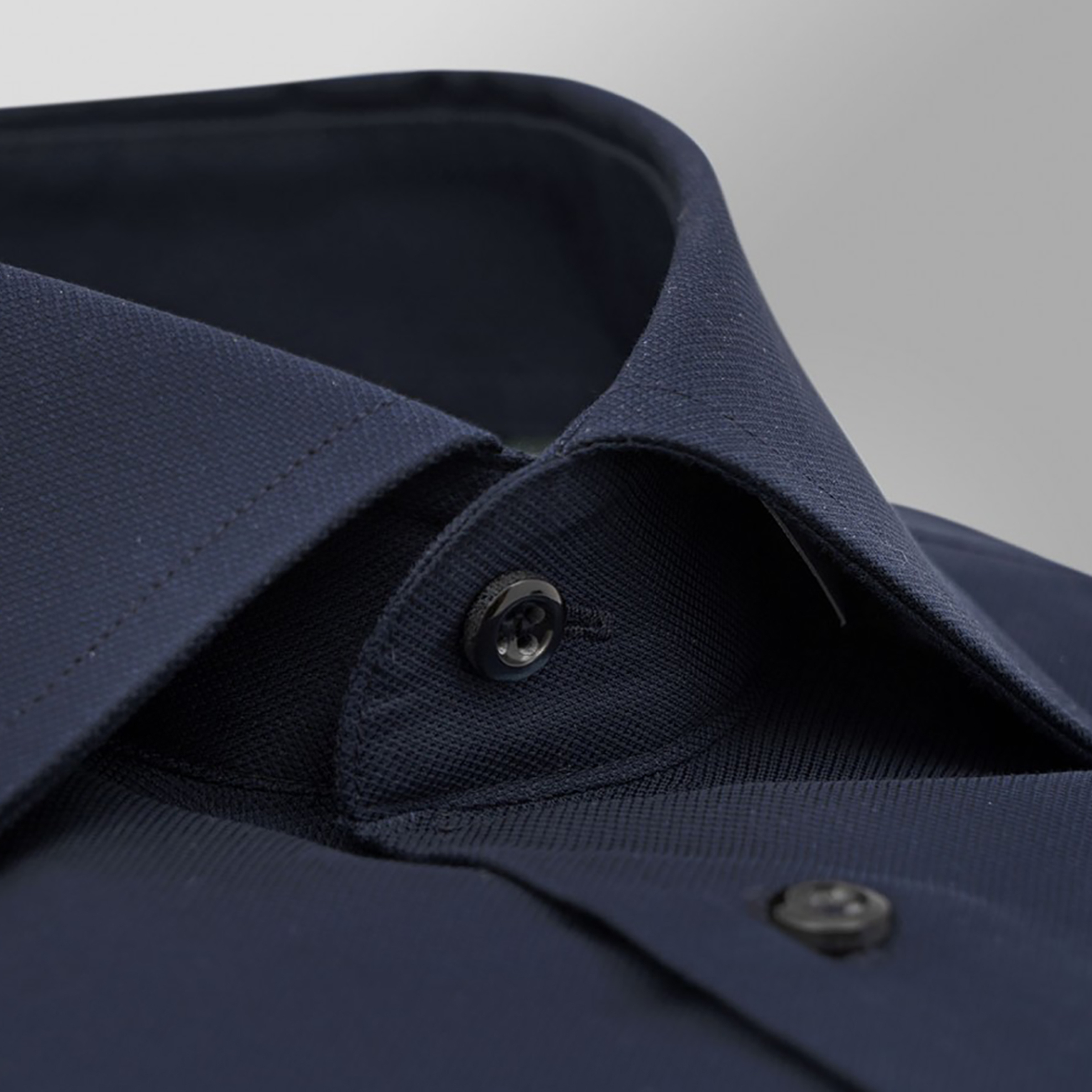 Oxford Company ανδρικό πουκάμισο club μονόχρωμο Regular Fit "Classic" - Z217NRM20.03 Μπλε Σκούρο φωτογραφία
