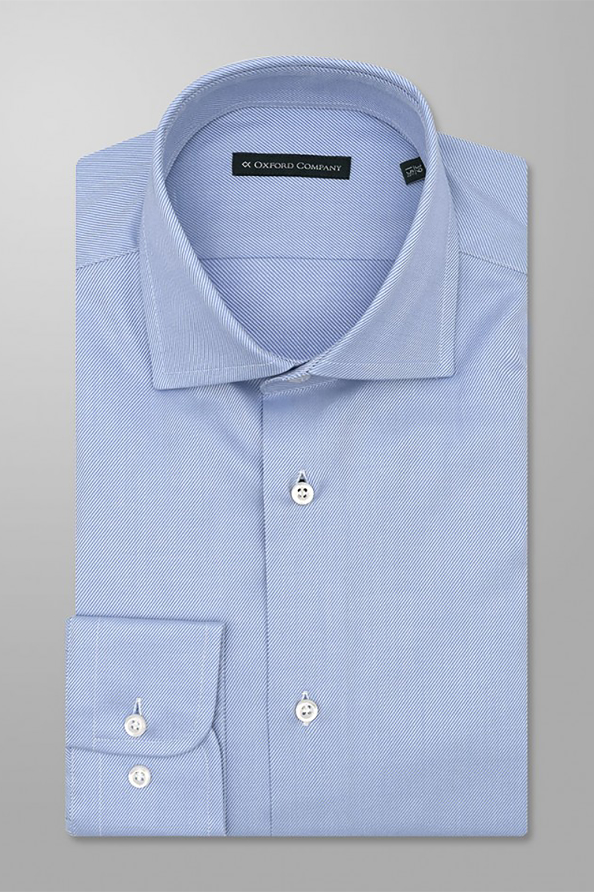 OXFORD COMPANY Oxford Company ανδρικό πουκάμισο μονόχρωμο Regular Fit - T912NRG20.02