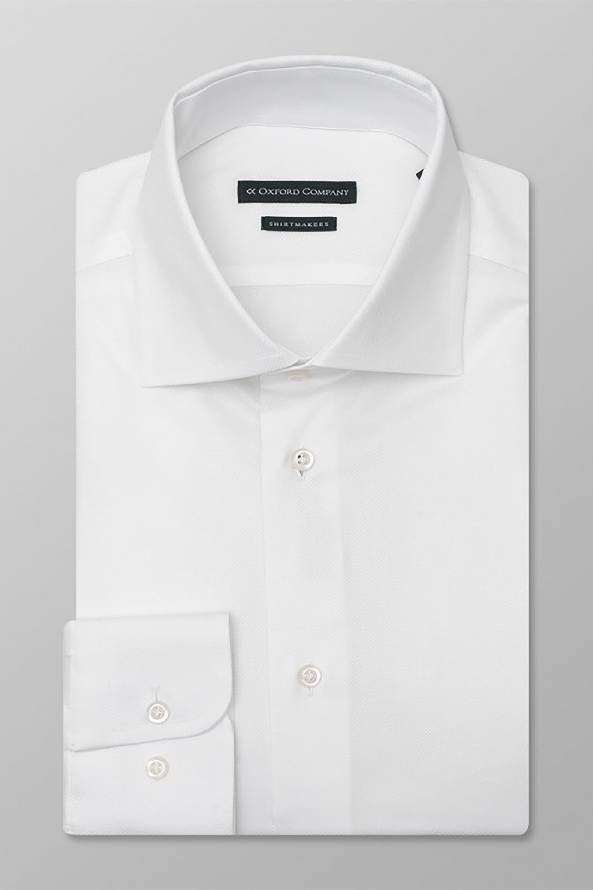 Άνδρας > ΡΟΥΧΑ > Πουκάμισα > Casual Oxford Company ανδρικό πουκάμισο μονόχρωμο Regular Fit "Club" - Z218NRL20.05 Λευκό