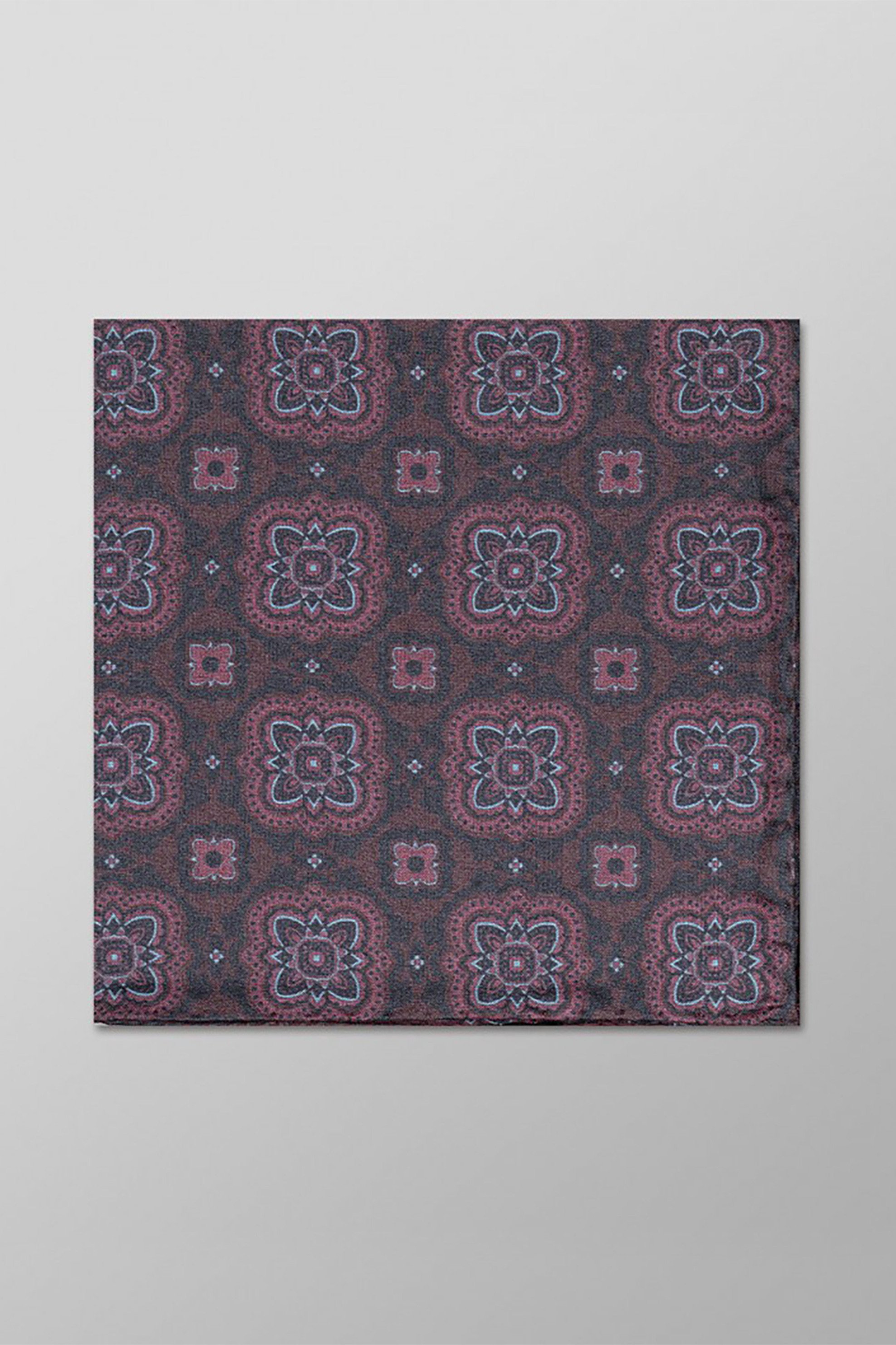 OXFORD COMPANY Oxford Company ανδρικό μαντήλι τσέπης με all-over print - M250-FZ56.02 Μπορντό
