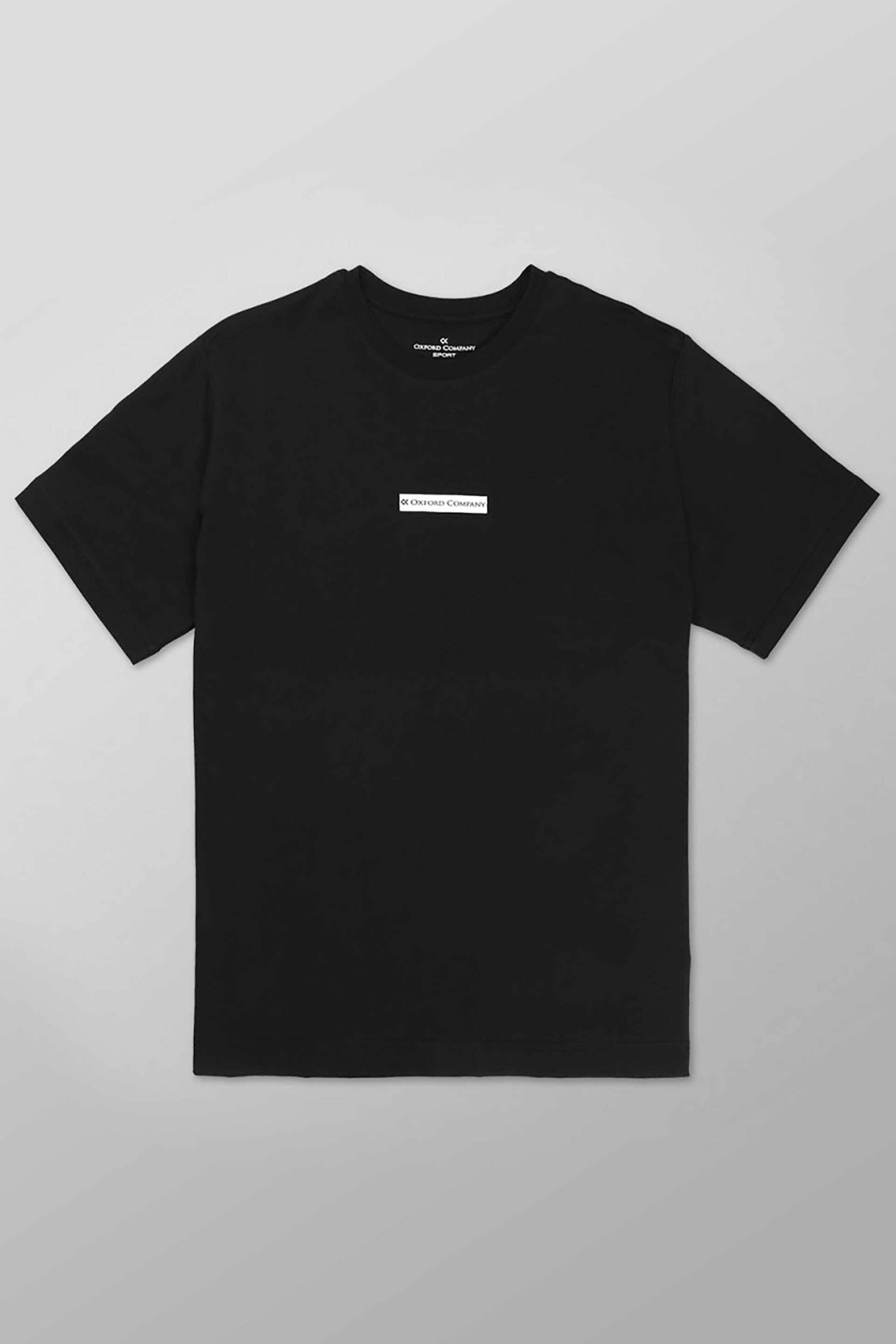 Ανδρική Μόδα > Ανδρικά Ρούχα > Ανδρικές Μπλούζες > Ανδρικά T-Shirts Oxford Company ανδρικό T-shirt με contrast logo print Regular Fit - K611-MT20.18 Μαύρο