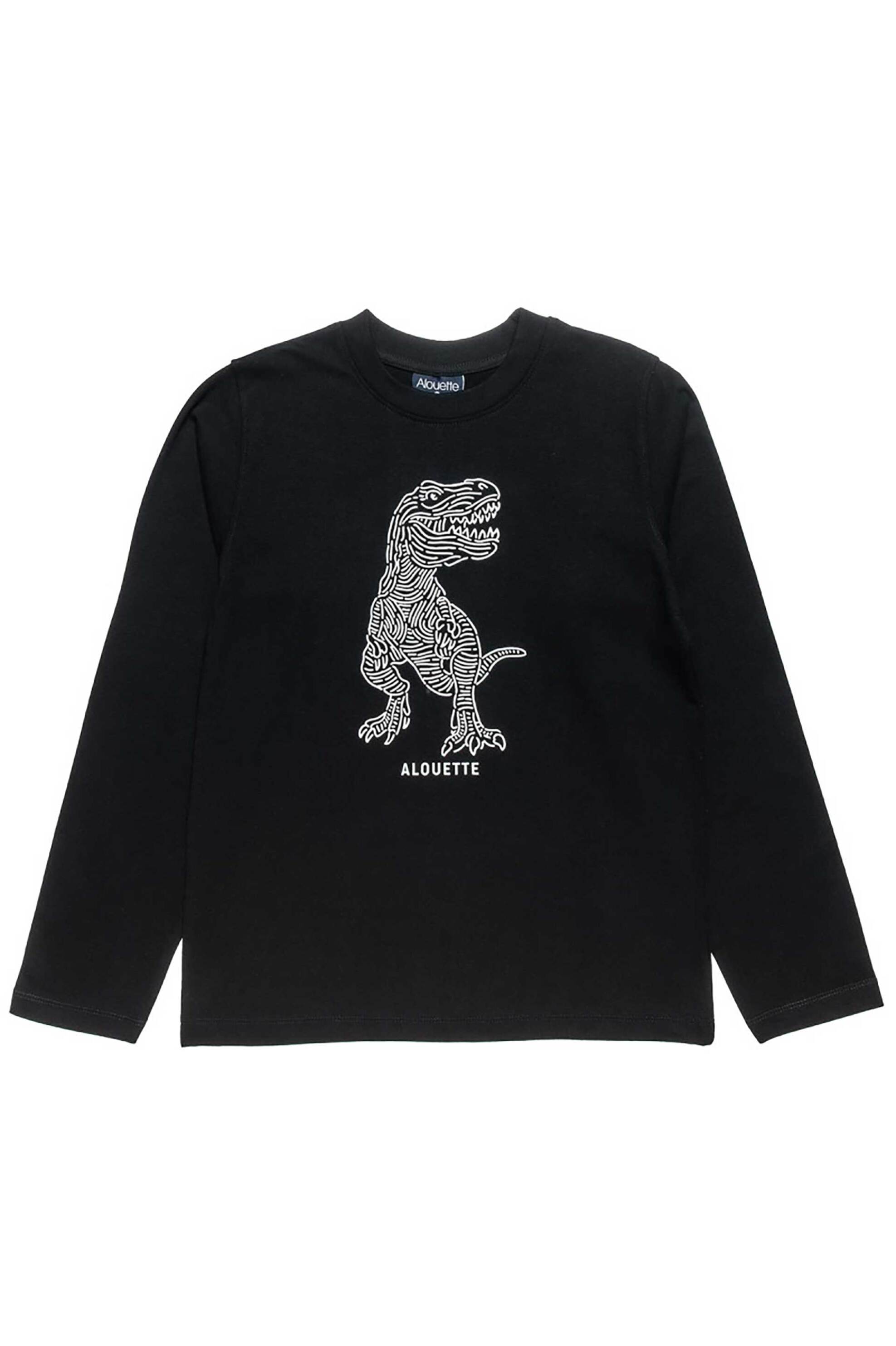 ALOUETTE Alouette παιδική μπλούζα με print (6-14 ετών) - 00922870 Μαύρο