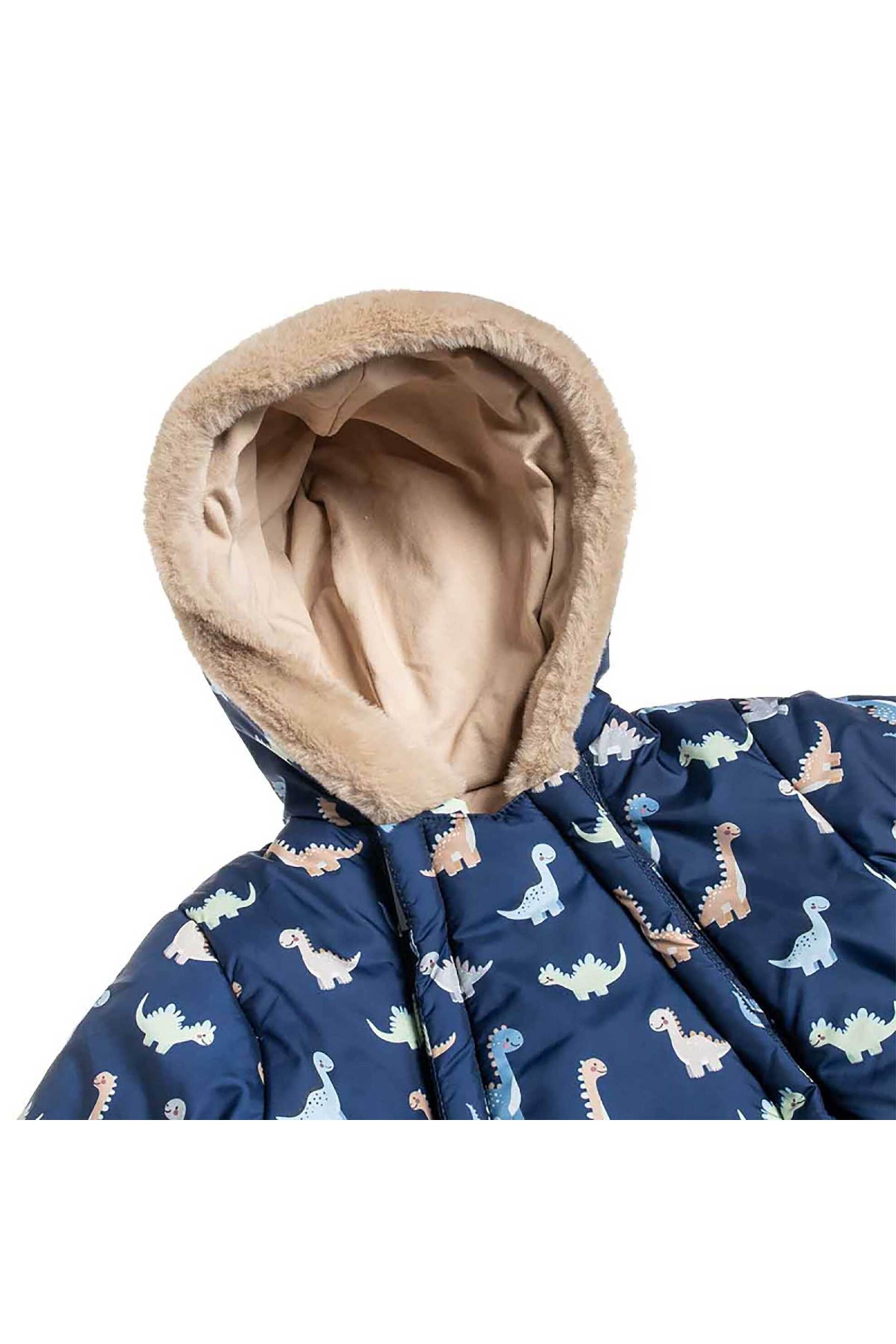 Alouette βρεφικό φορμάκι εξόδου με all-over print και κουκούλα "Tender Comforts" (1 - 12 μηνών) - 00481359 Μπλε φωτογραφία