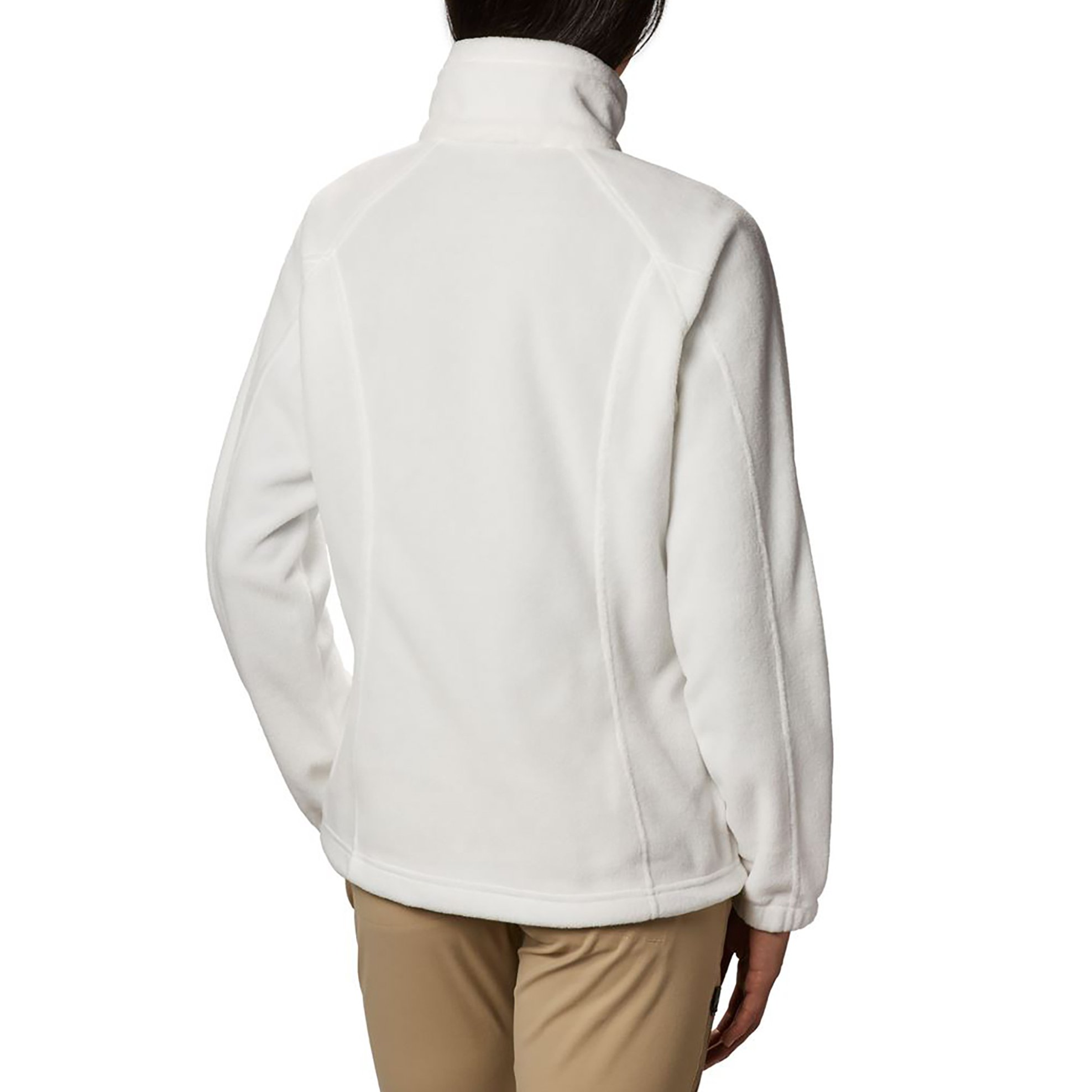 Columbia γυναικεία ζακέτα με κεντημένο λογότυπο ''Benton Springs™ Full Zip Fleece'' - WL6439125M Λευκό φωτογραφία
