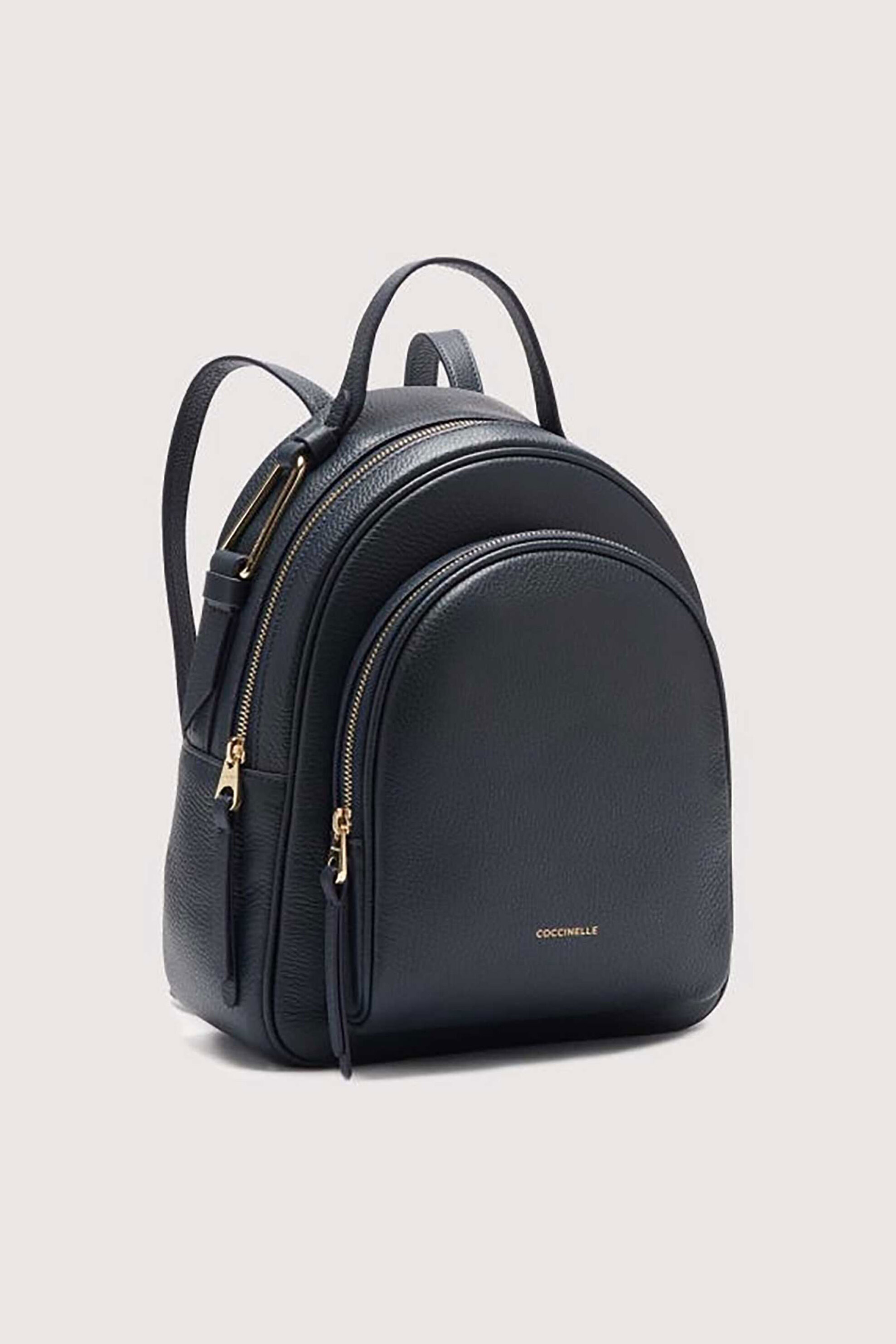 Coccinelle γυναικείο δερμάτινο backpack "Malory" - E1R1K-140201 Μπλε Σκούρο φωτογραφία