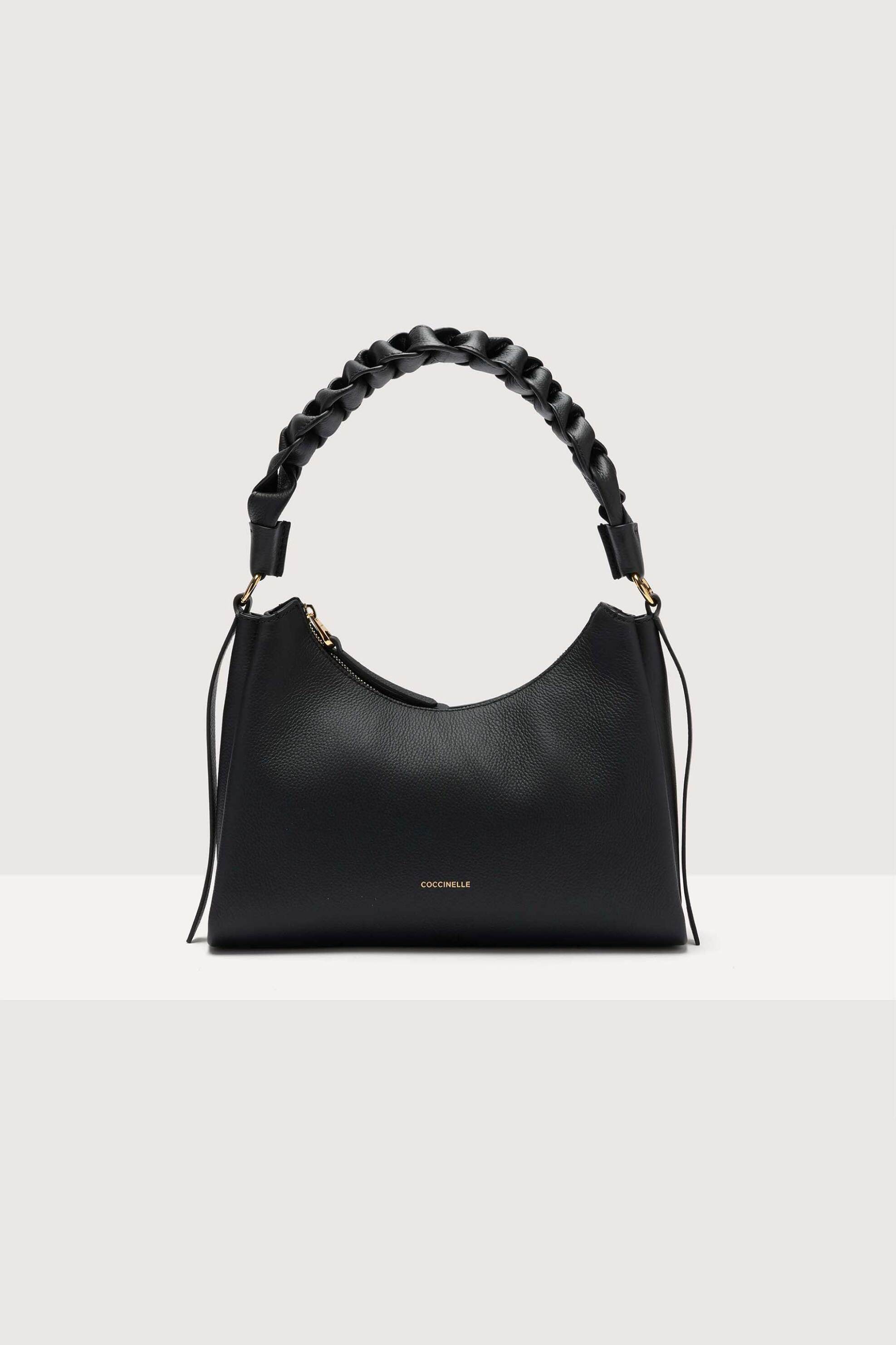 COCCINELLE Coccinelle γυναικεία δερμάτινη τσάντα ώμου "Boheme Small" - E1M50-130301 Μαύρο