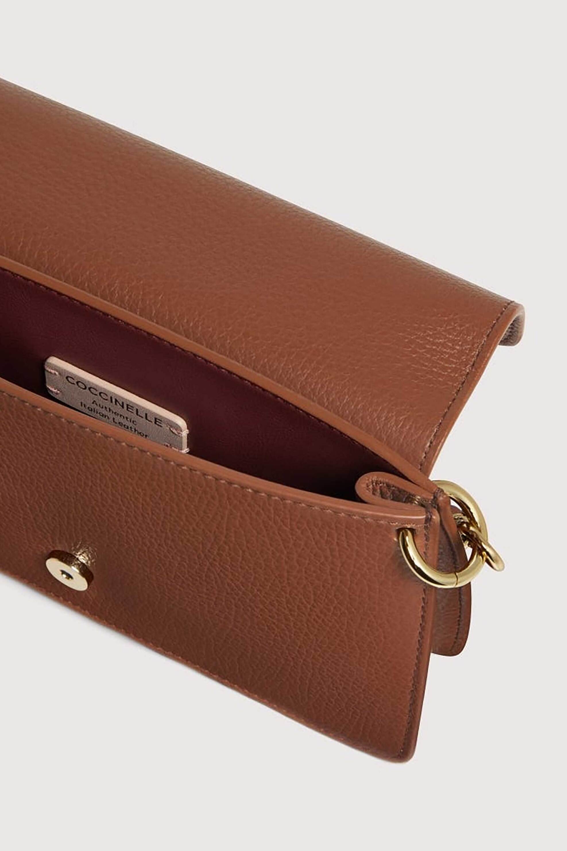 Coccinelle γυναικείο mini bag "C-Me" - E5SSL-270101 Καφέ φωτογραφία