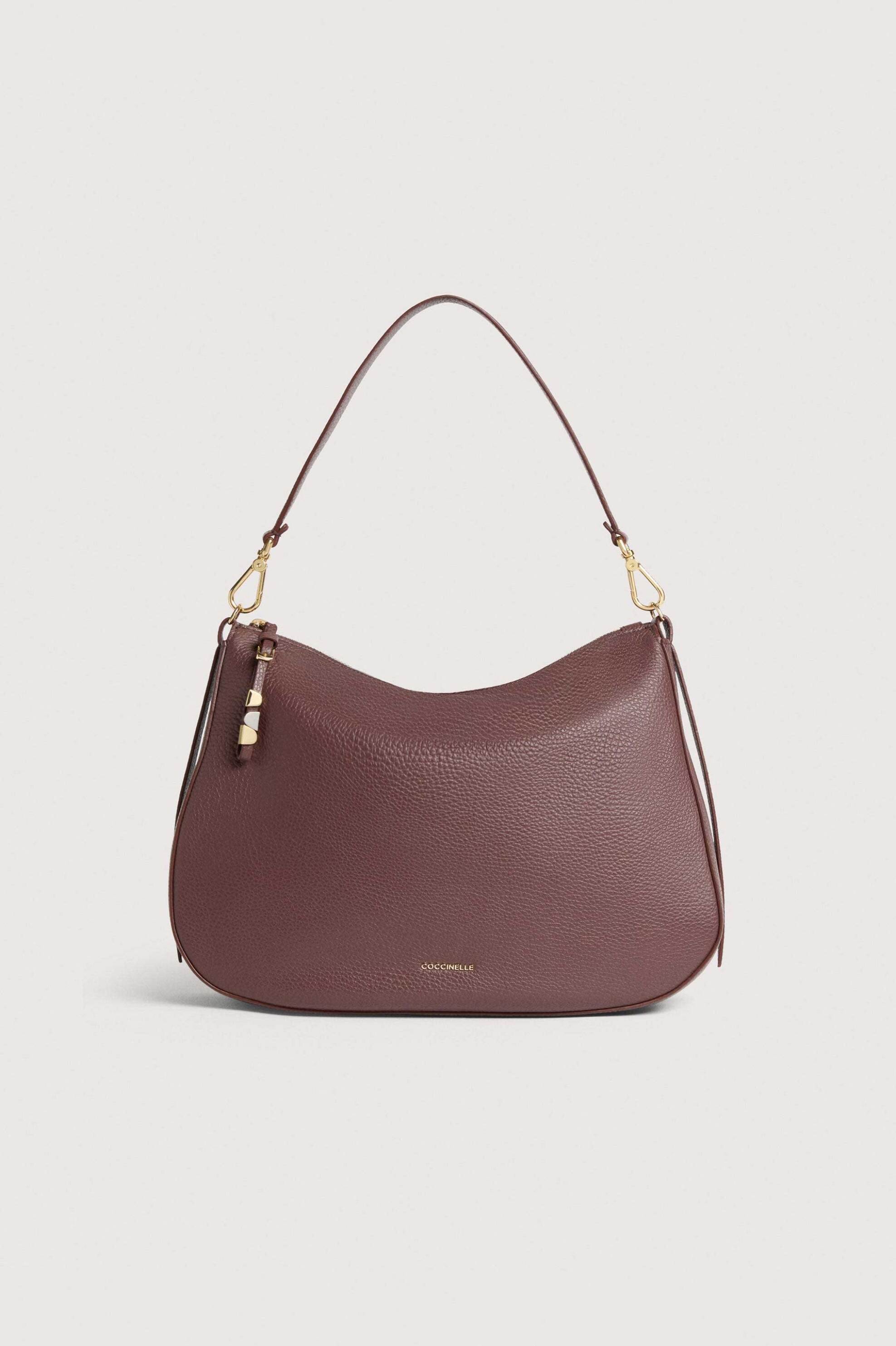 COCCINELLE Coccinelle γυναικεία τσάντα hobo "Nory" - E1U45-130101 Καφέ Σκούρο