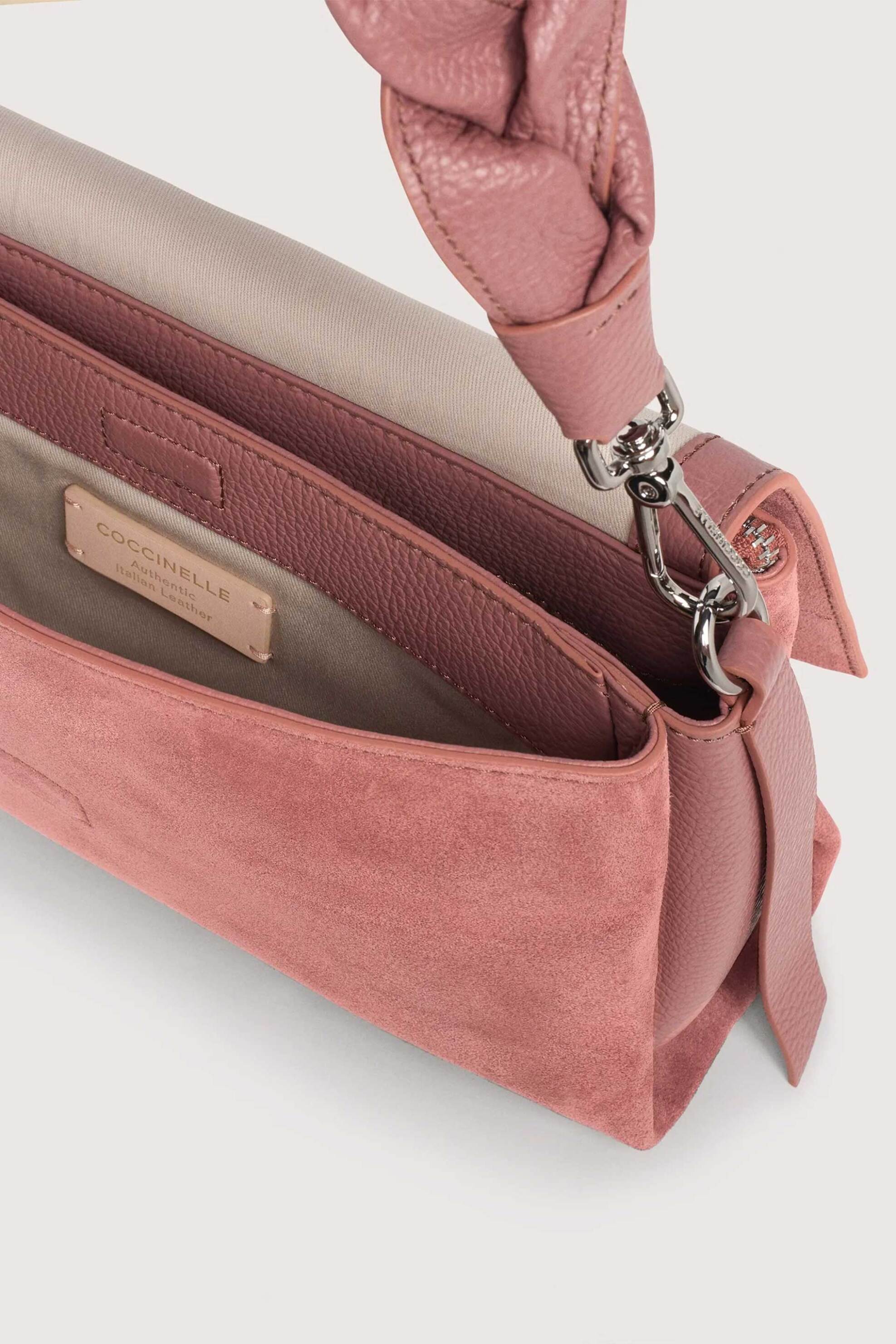 COCCINELLE Coccinelle γυναικεία τσάντα ώμου "Boheme Small" - E1P6P-120101 Ροζ - 4