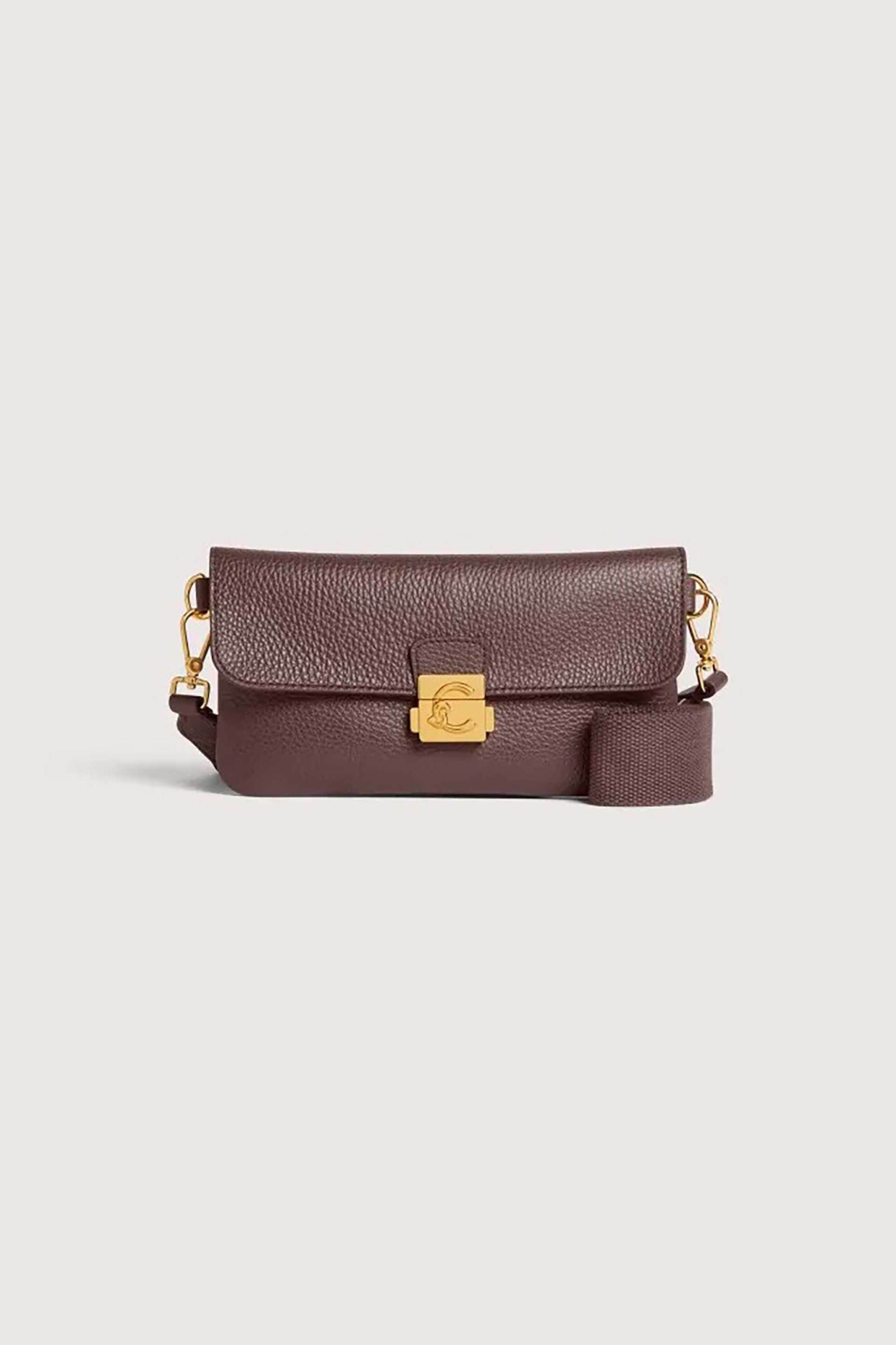 Coccinelle γυναικεία δερμάτινη τσάντα crossbody 