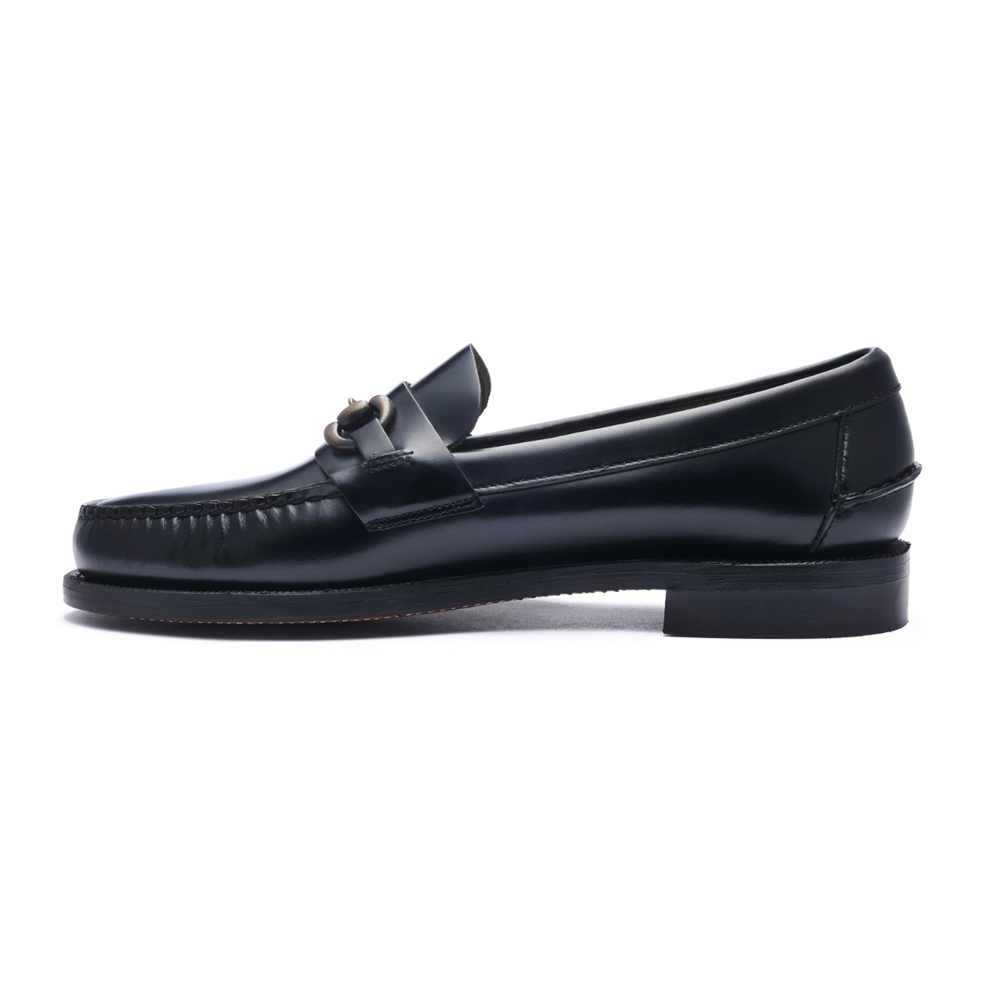 Sebago® ανδρικά loafers δερμάτινα με αγκράφα "Classic Joe" - L7001570-902W Μαύρο φωτογραφία