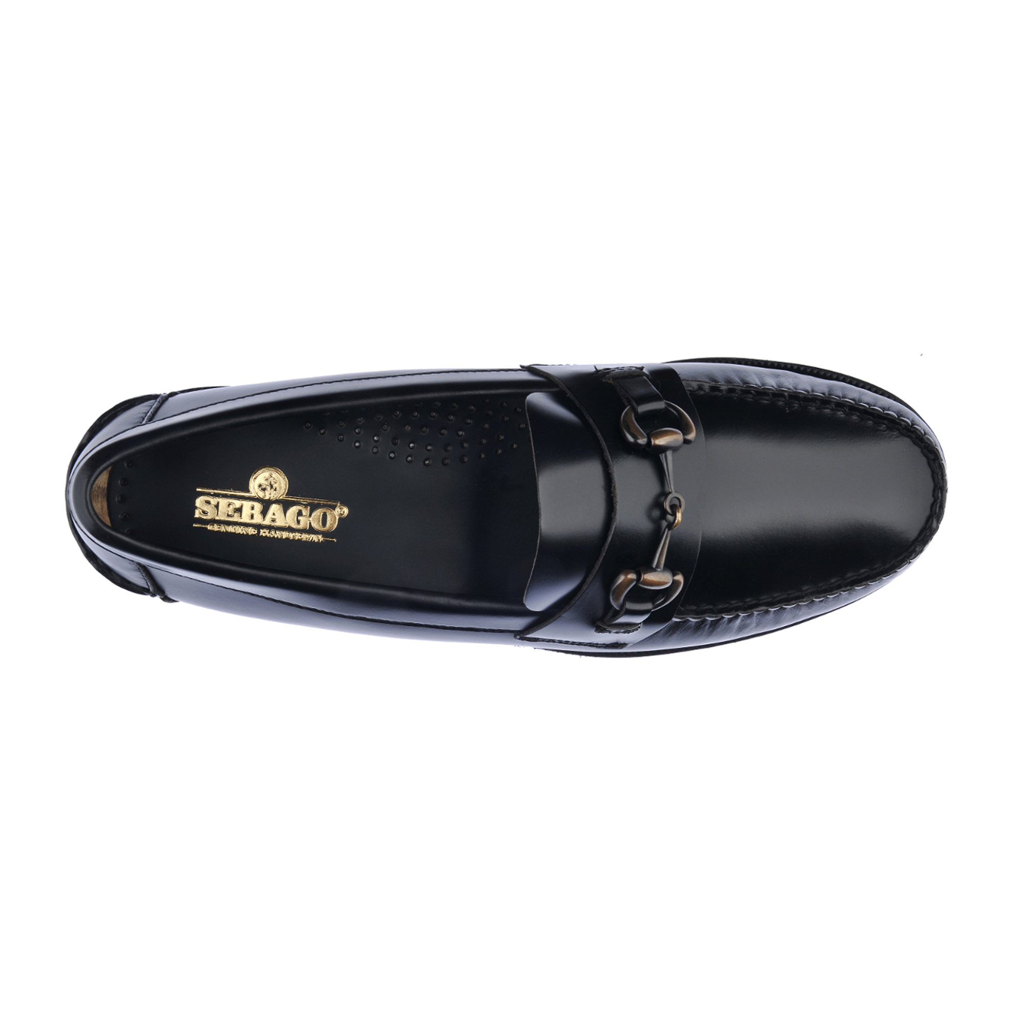 Sebago® ανδρικά loafers δερμάτινα με αγκράφα "Classic Joe" - L7001570-902W Μαύρο φωτογραφία