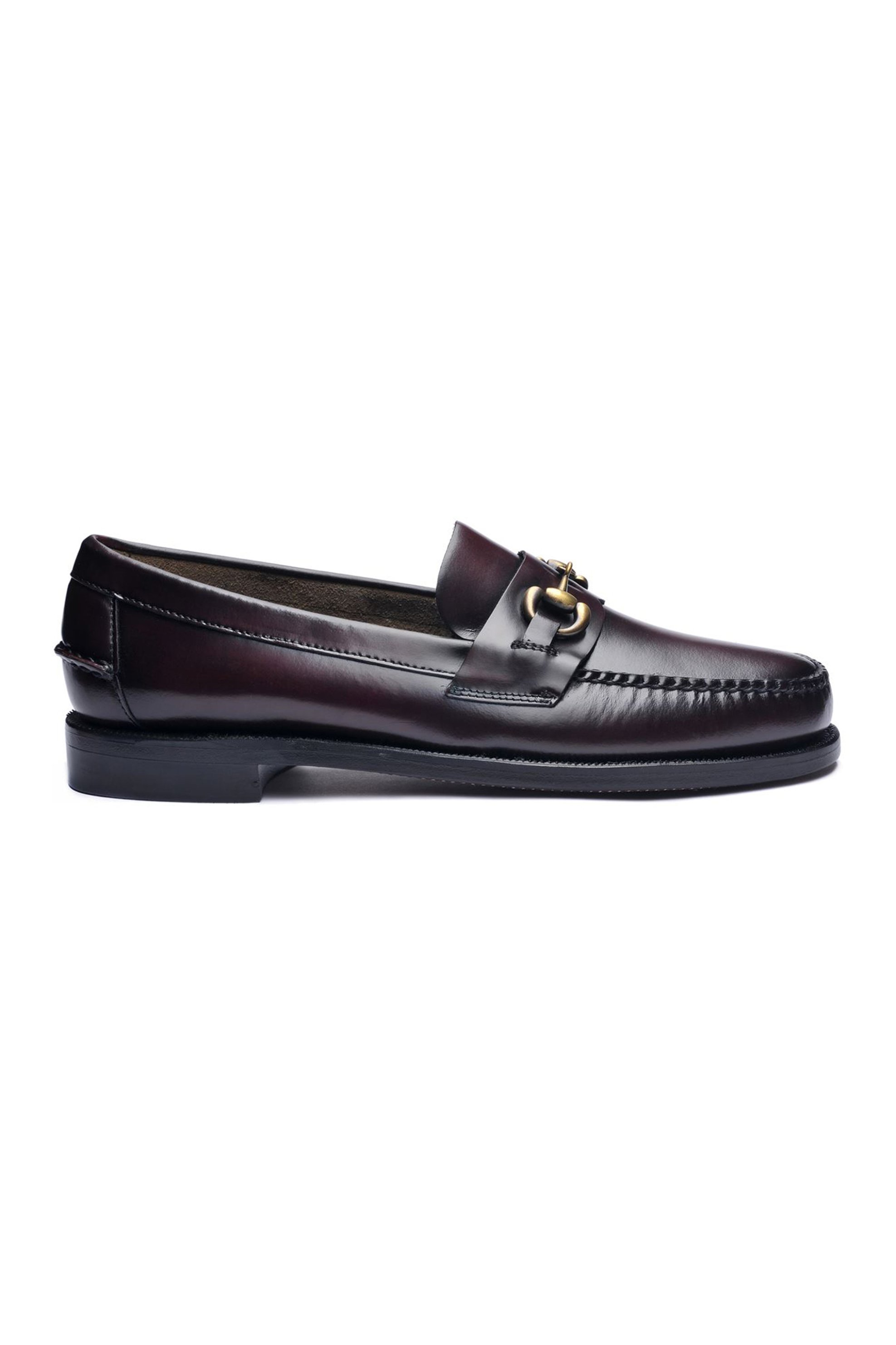SEBAGO Sebago® ανδρικά loafers δερμάτινα με αγκράφα "Classic Joe" - L7001570-903W Μπορντό