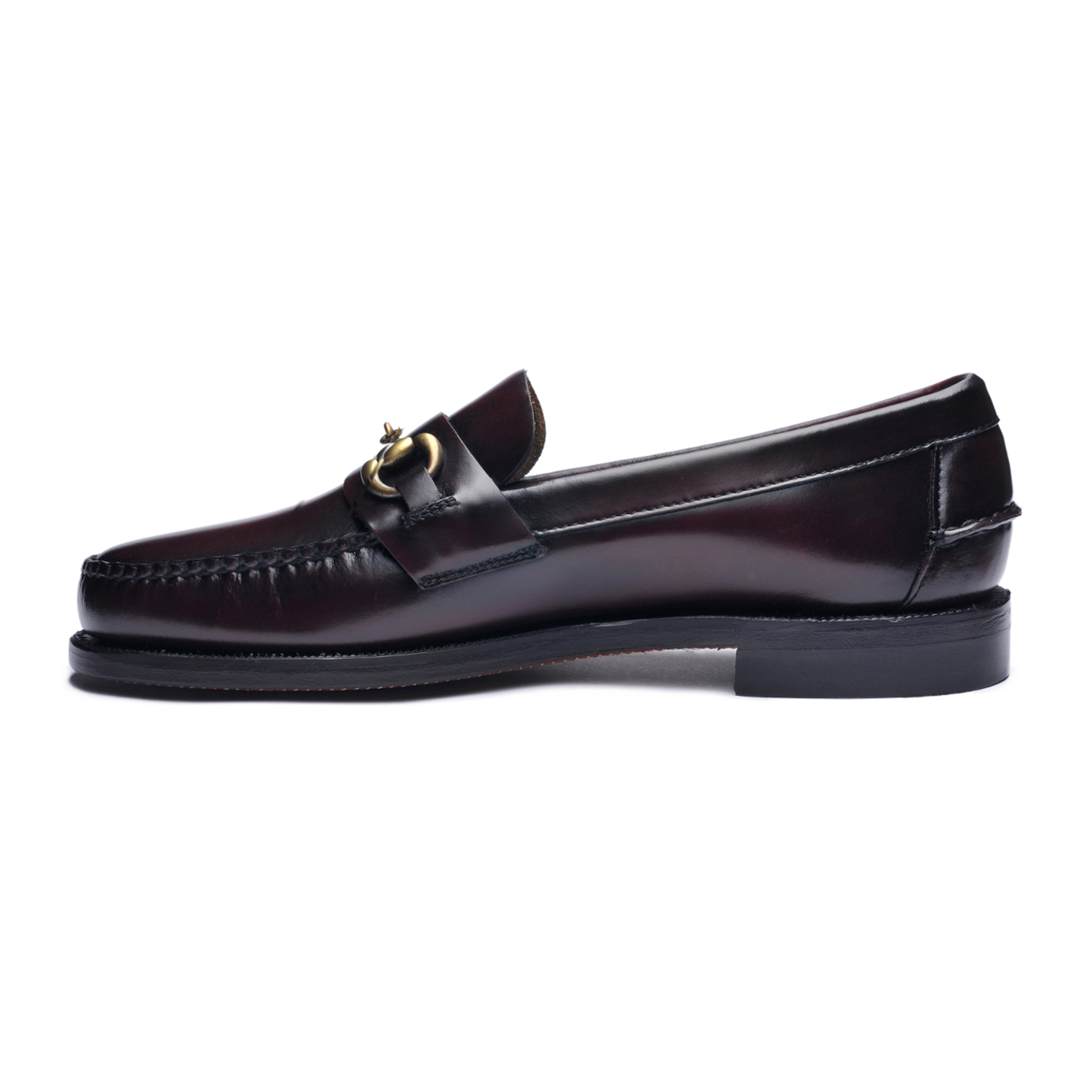Sebago® ανδρικά loafers δερμάτινα με αγκράφα "Classic Joe" - L7001570-903W Μπορντό φωτογραφία