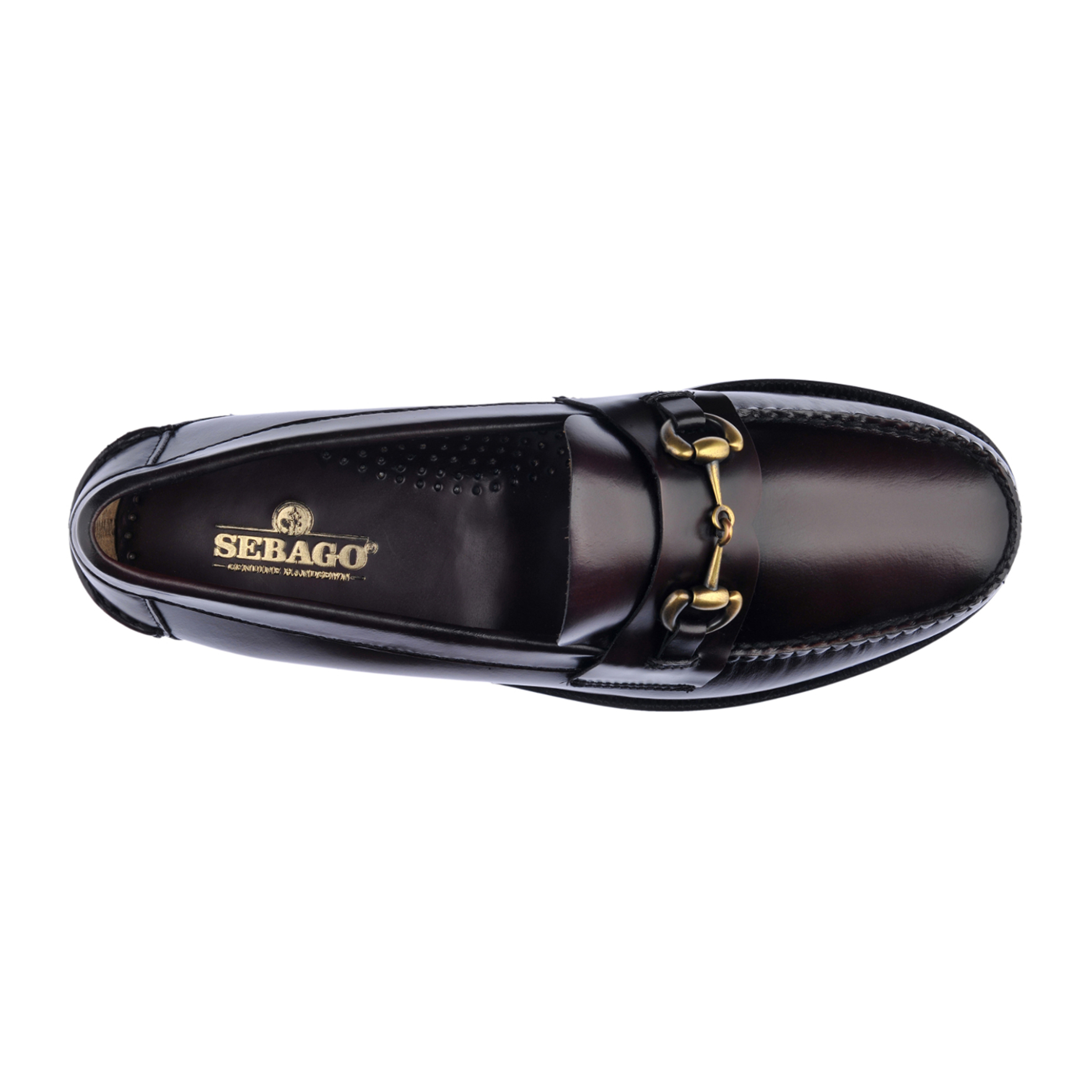 Sebago® ανδρικά loafers δερμάτινα με αγκράφα "Classic Joe" - L7001570-903W Μπορντό φωτογραφία