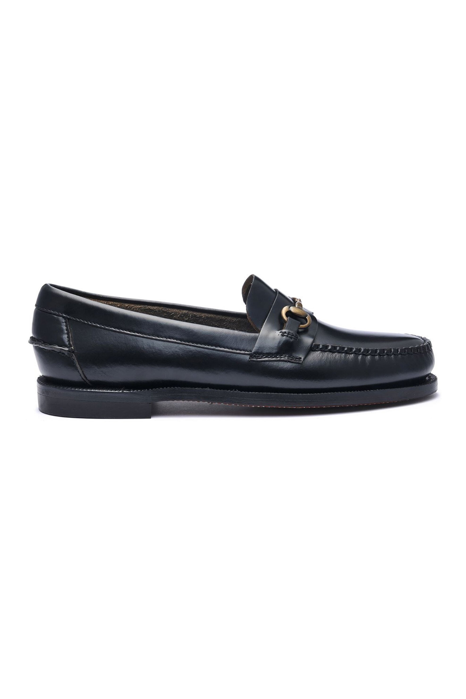 SEBAGO Sebago® γυναικεία loafers δερμάτινα με αγκράφα "Classic Joe W" - L7001CD0-902R Μαύρο