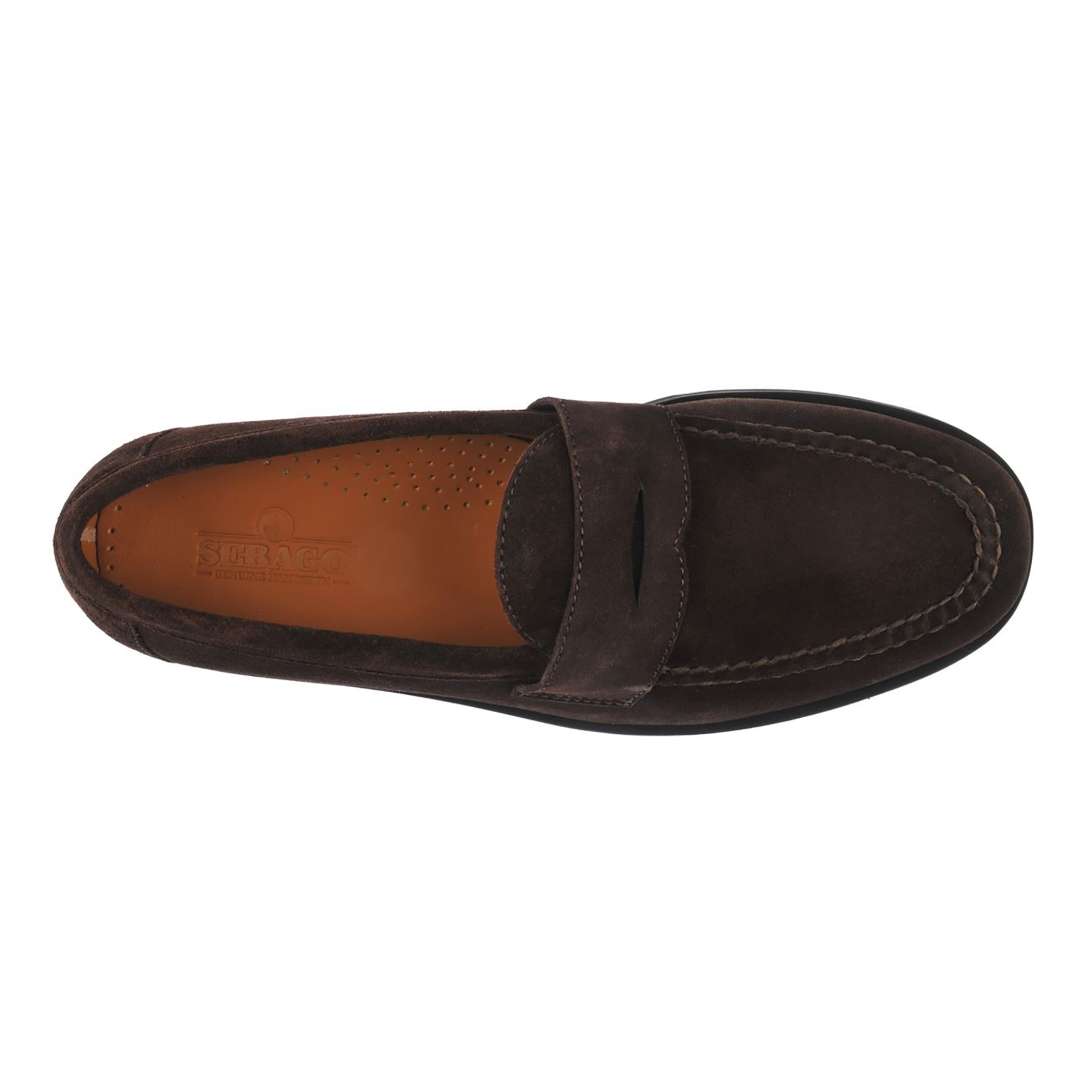Sebago® ανδρικά loafers δερμάτινα ''Ryan Suede Polaris'' - L771176W-901R Καφέ φωτογραφία