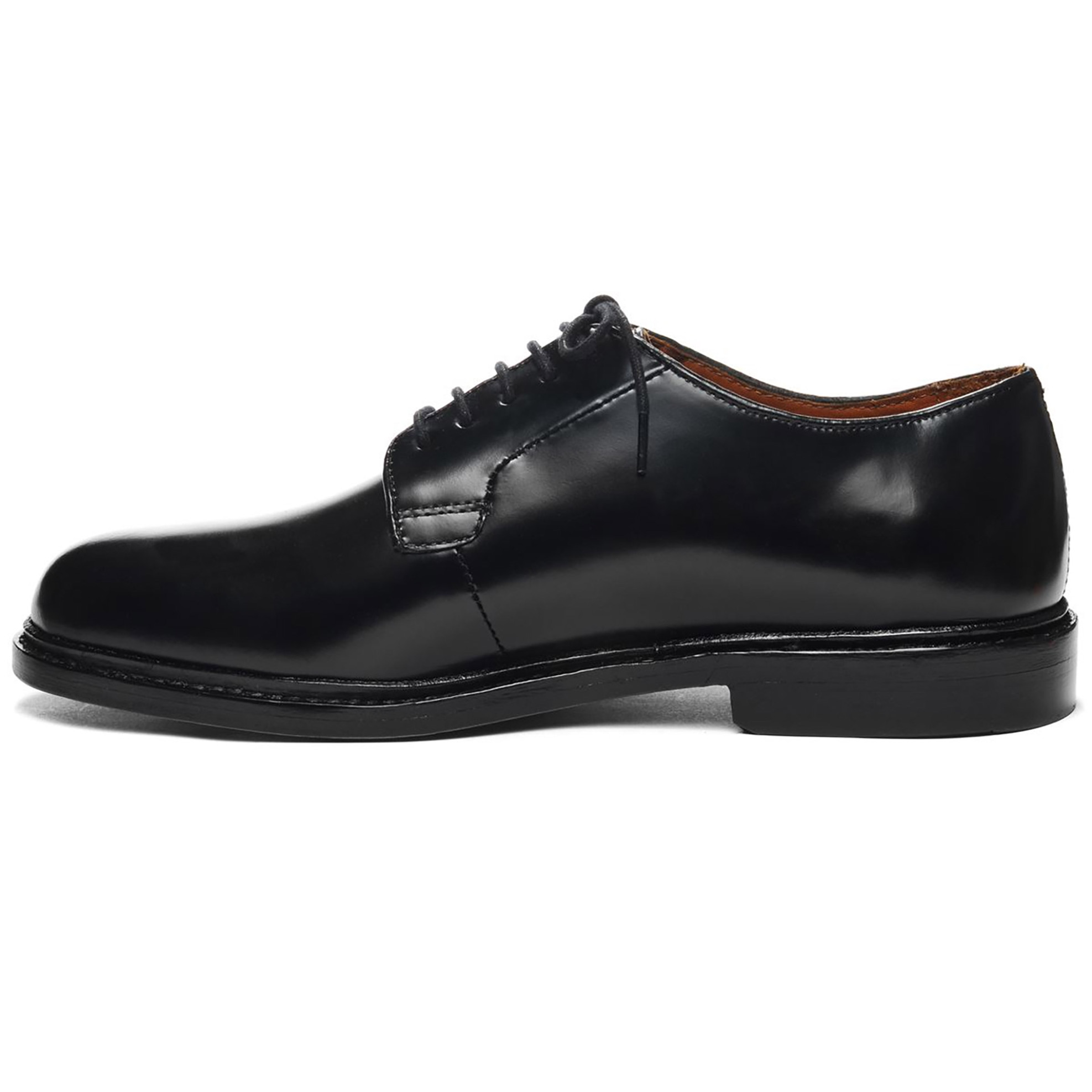 Sebago® ανδρικά δερμάτινα παπούτσια μονόχρωμα με κορδόνια "Milton" - L77113NW-902R Μαύρο φωτογραφία