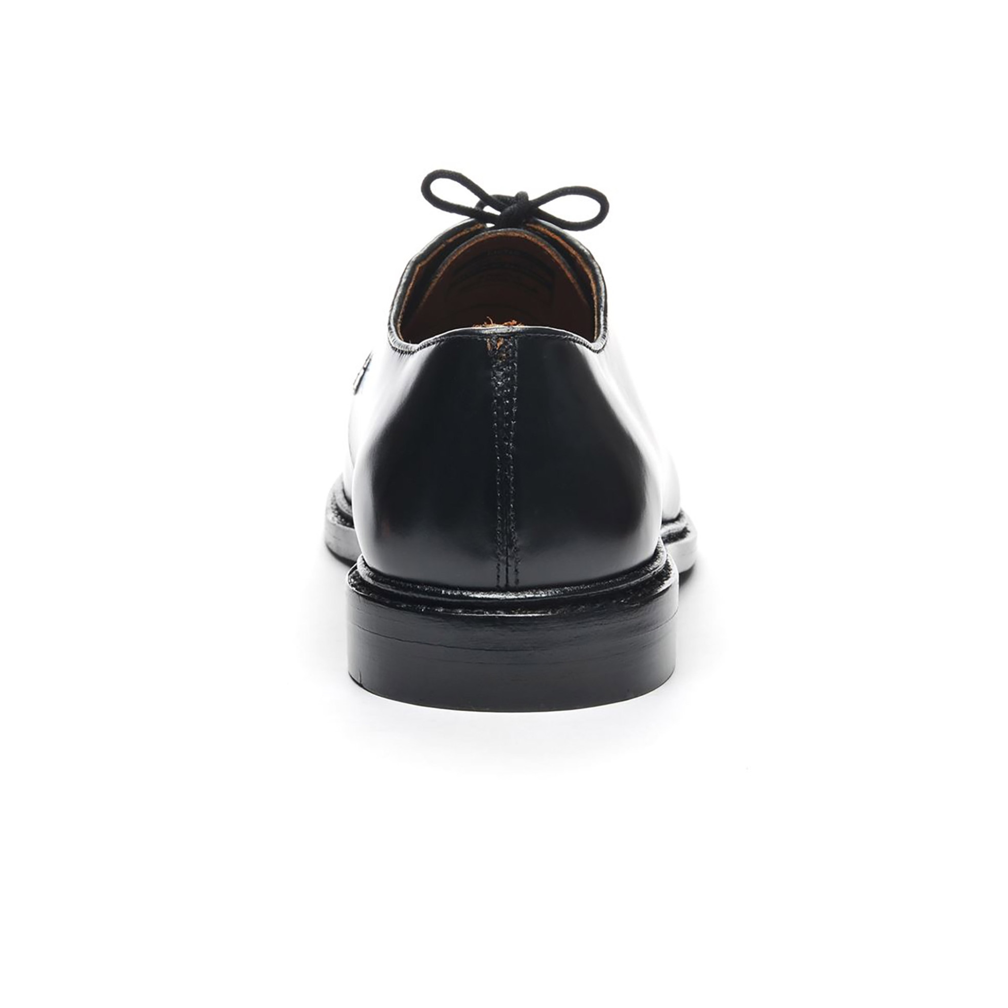 Sebago® ανδρικά δερμάτινα παπούτσια μονόχρωμα με κορδόνια "Milton" - L77113NW-902R Μαύρο φωτογραφία