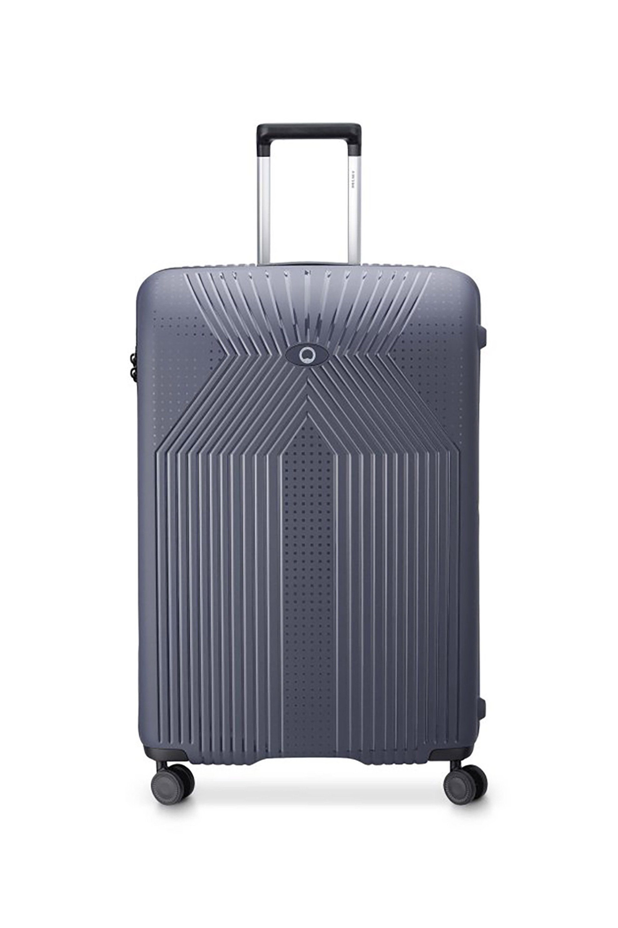 DELSEY Delsey unisex βαλίτσα large hard μονόχρωμη με γεωμετρικό σχέδιο "Ordener" 77 x 51 x 30 cm - 384682101