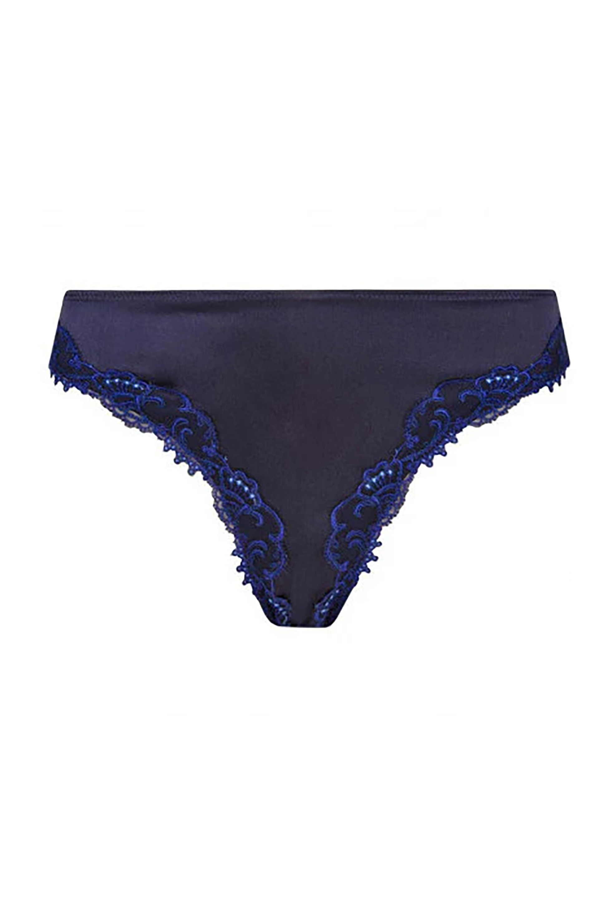 Antigel by Lise Charmel γυναικείο σλιπ με διαφάνεια και περιεκτικότητα σε μετάξι - ACC0780 Μπλε φωτογραφία