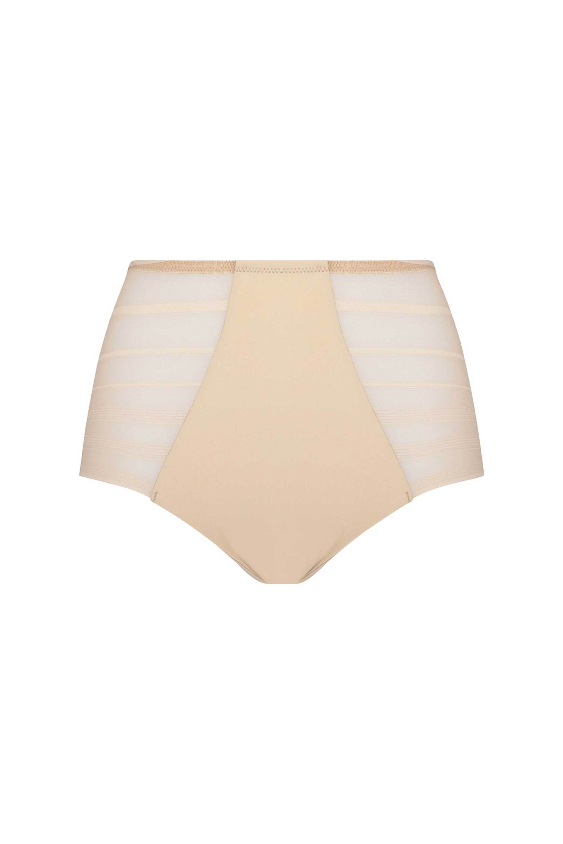  Antigel by Lisa Charmel γυναικείο εσώρουχο culotte με ριγέ διαφάνεια περιμετρικά - ECJ0614 Nude 2025